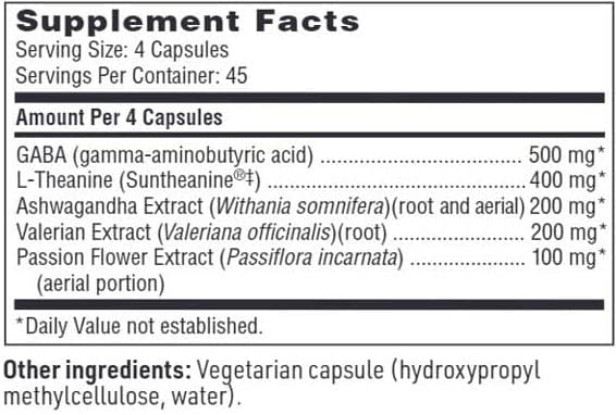 SFI HEALTH (Klaire Labs) Sleep Support Ingredients