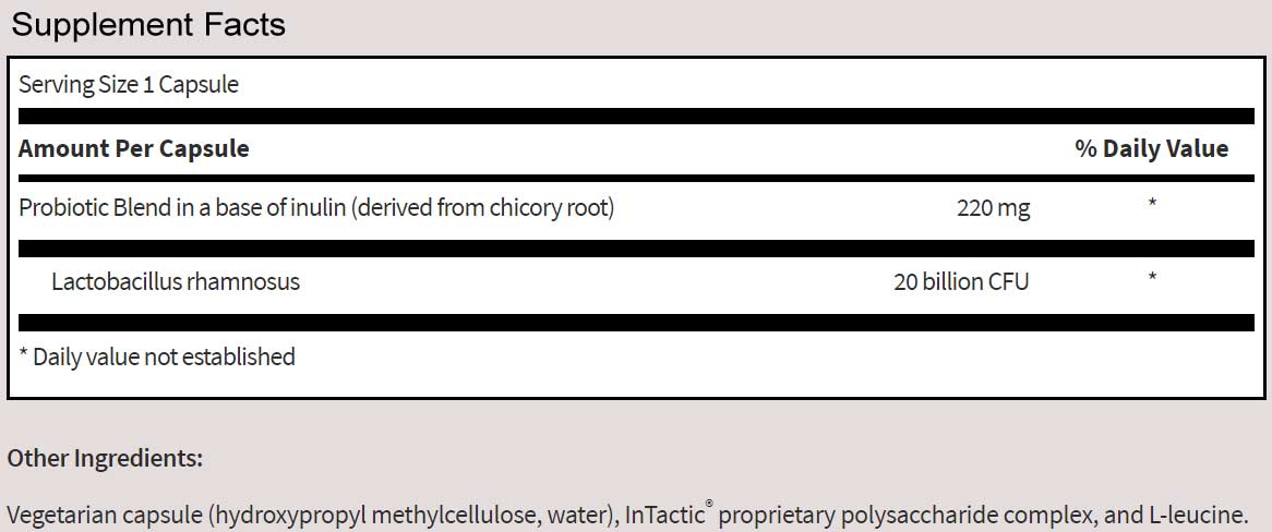 SFI HEALTH (Klaire Labs) Ther-Biotic Factor 1 Ingredients