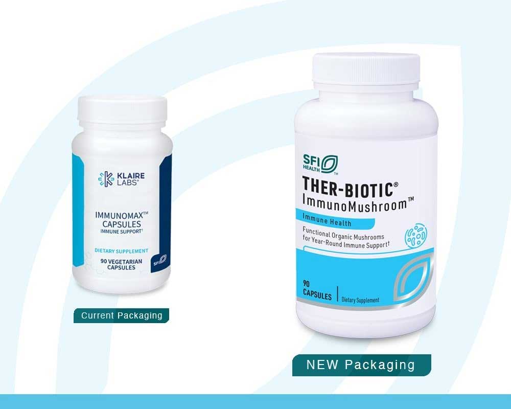 SFI HEALTH (Klaire Labs) Ther-Biotic® ImmunoMushroom™ New Look