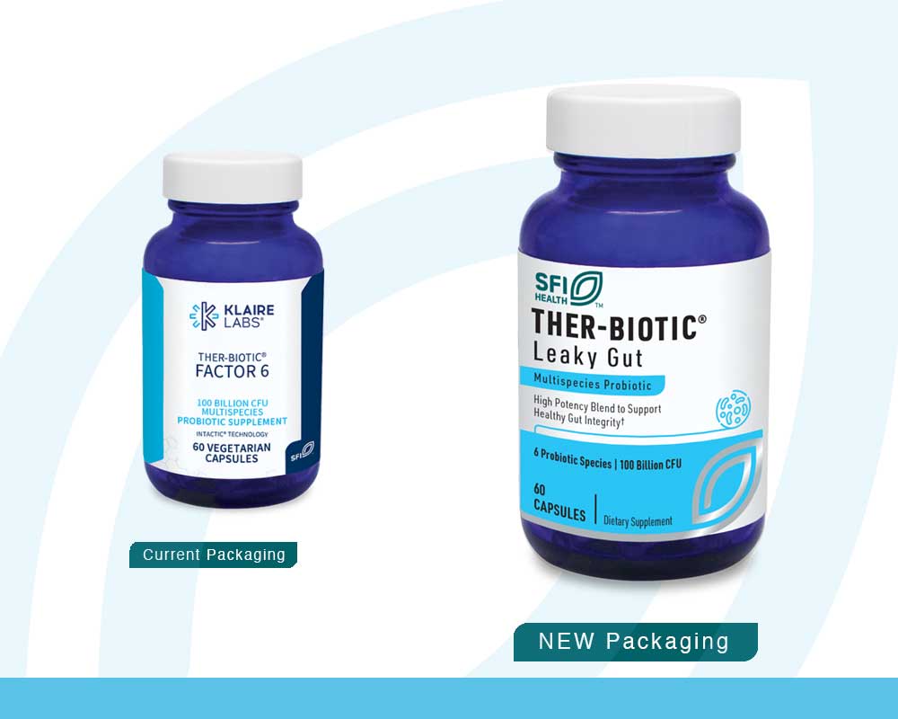 SFI HEALTH (Klaire Labs) Ther-Biotic® Leaky Gut (Factor 6) New Look
