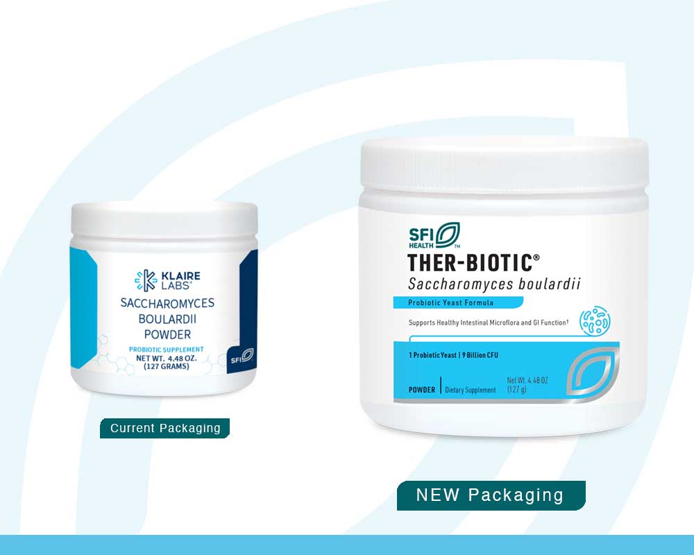 SFI HEALTH (Klaire Labs) Ther-Biotic Saccharomyces Boulardii Powder New Look