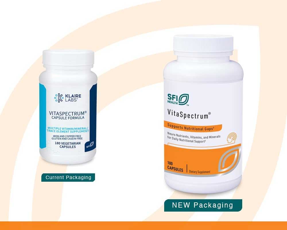 SFI HEALTH (Klaire Labs) Vitaspectrum® Capsules New Look