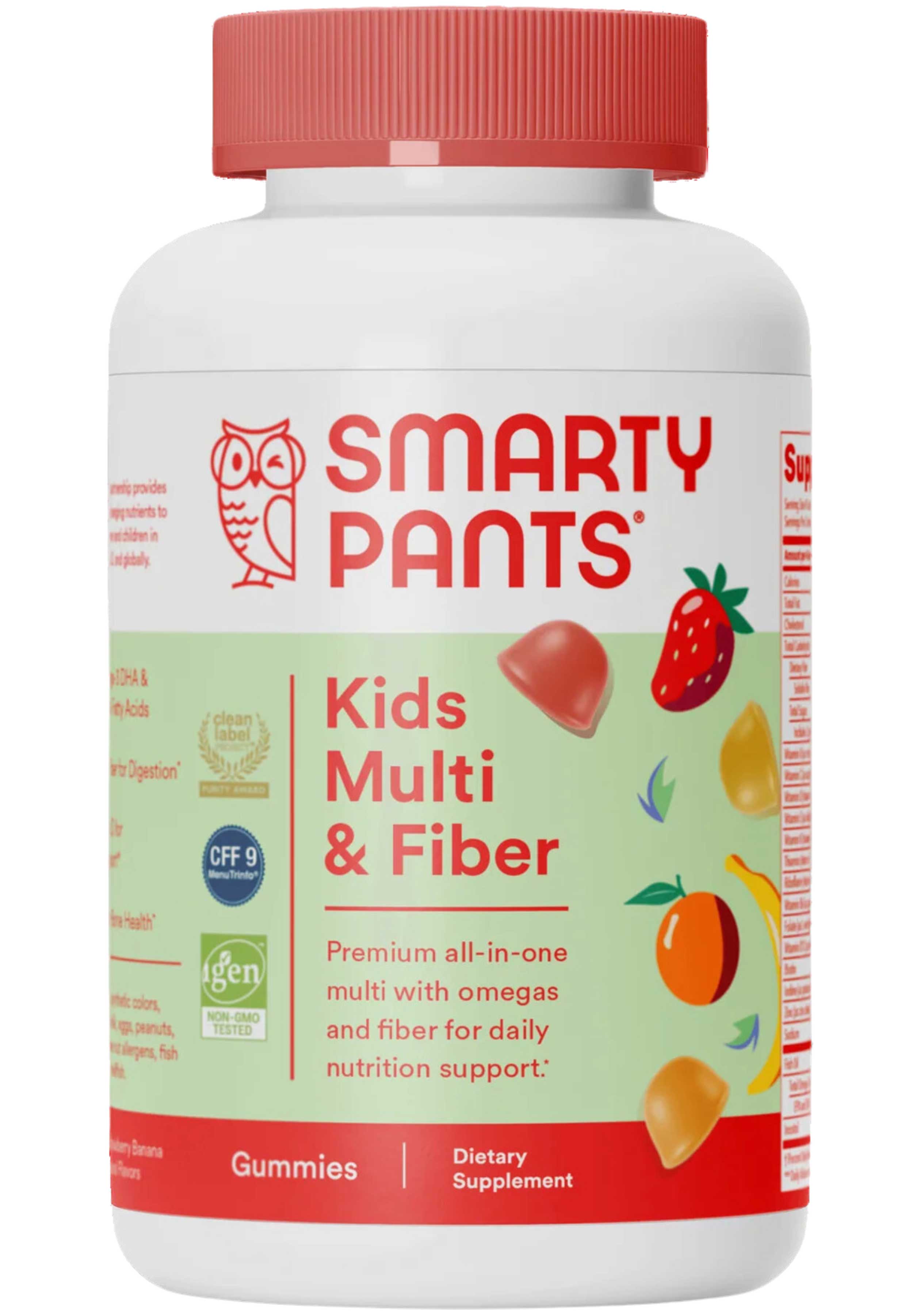 Smarty Pants Kids Multi And Fiber SmartyPants Kids Multi & Fiber (Formerly Kids Formula and Fiber)