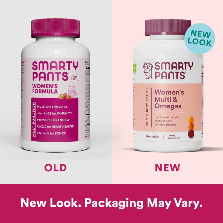 SmartyPants Women's Multi & Omegas (Formerly Women's Formula) New Look