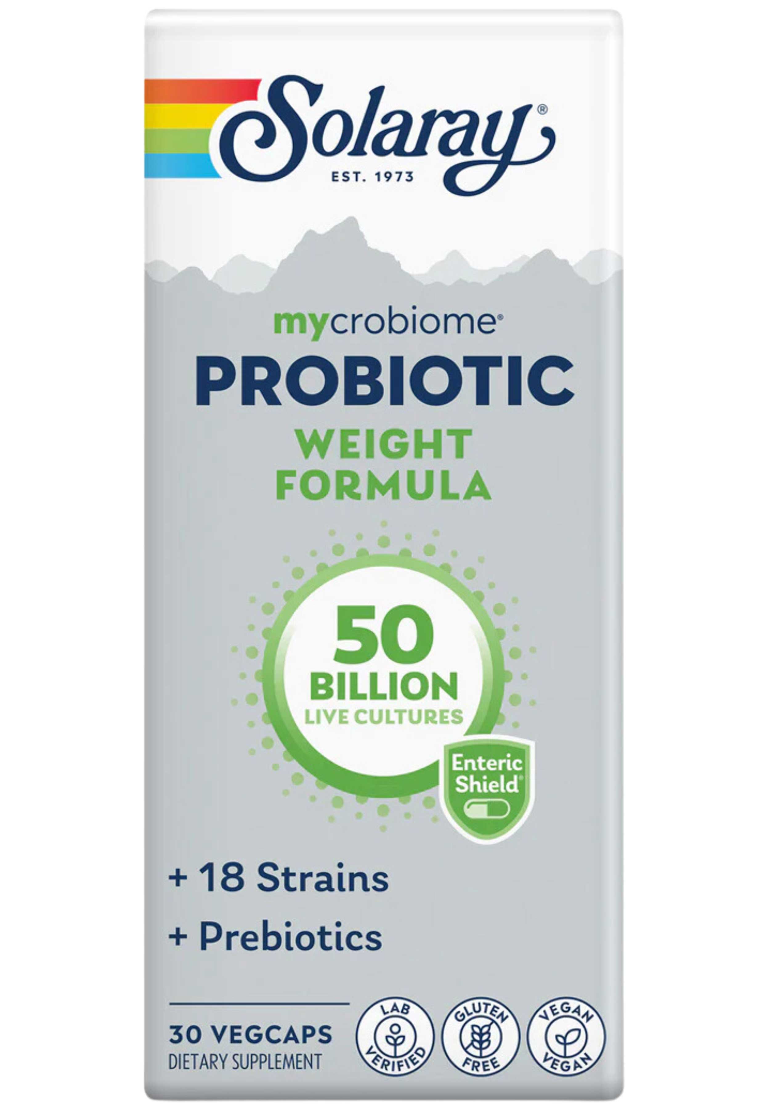 Solaray Mycrobiome Probiotic Weight Formula