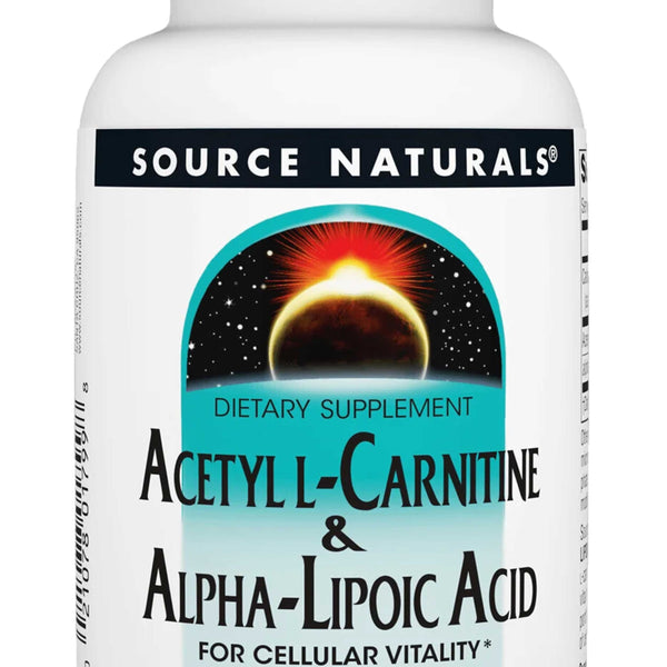 Source Naturals Acetyl L-Carnitine & Alpha Lipoic Acid Source Naturals Acetyl L-Carnitine & Alpha Lipoic Acid