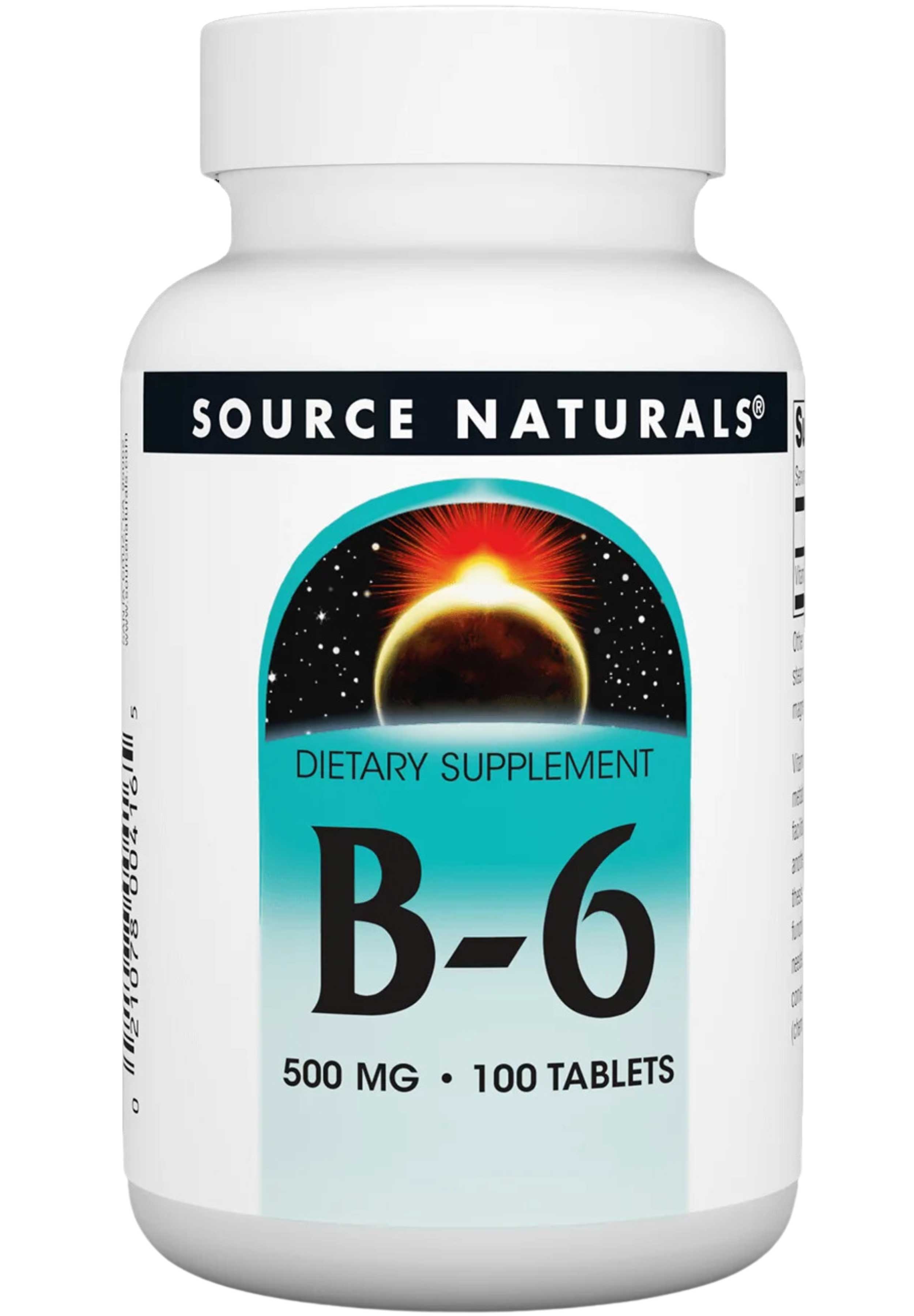 Source Naturals B-6 500 Mg