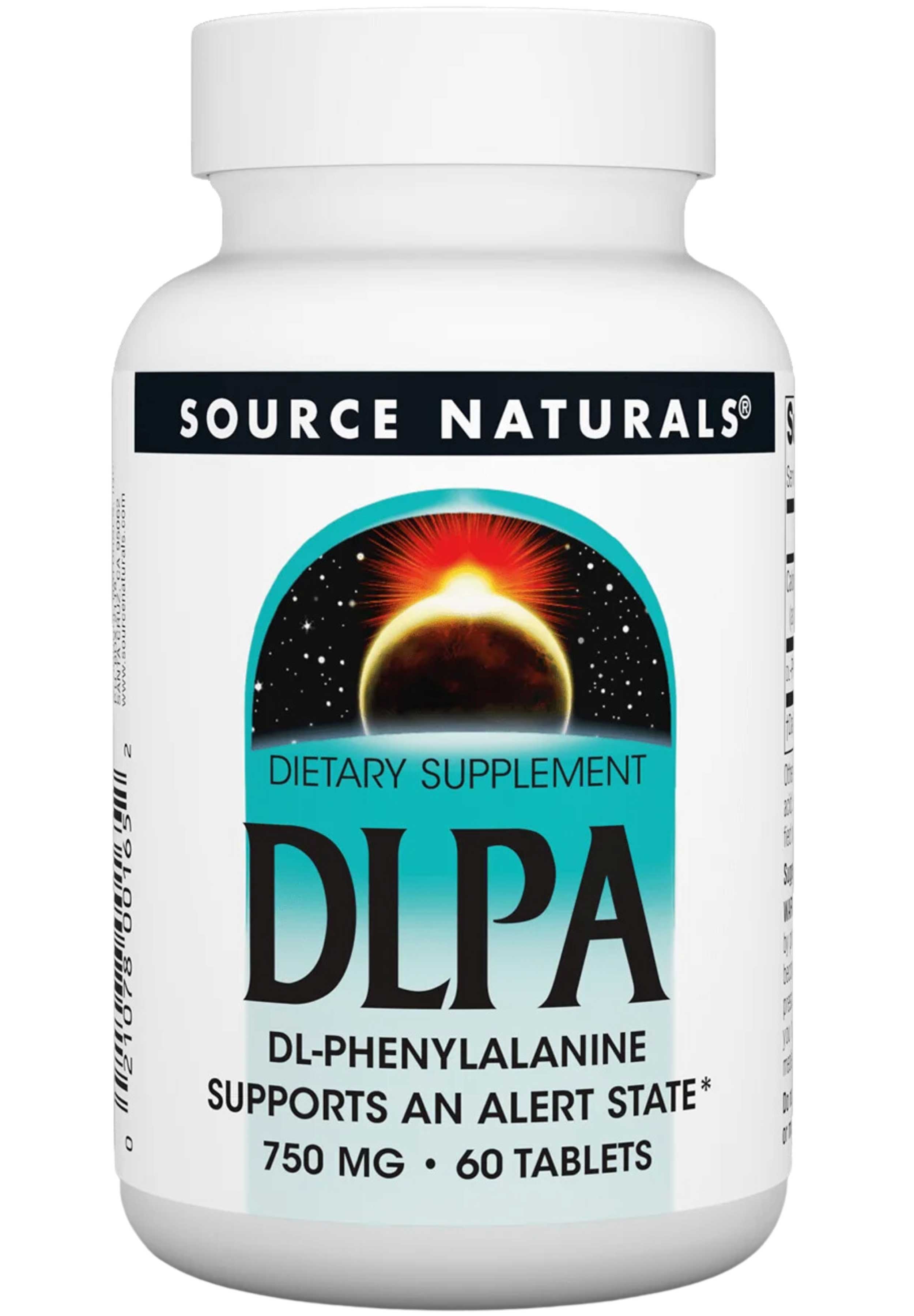 Source Naturals DL-Phenylalanine 750 mg
