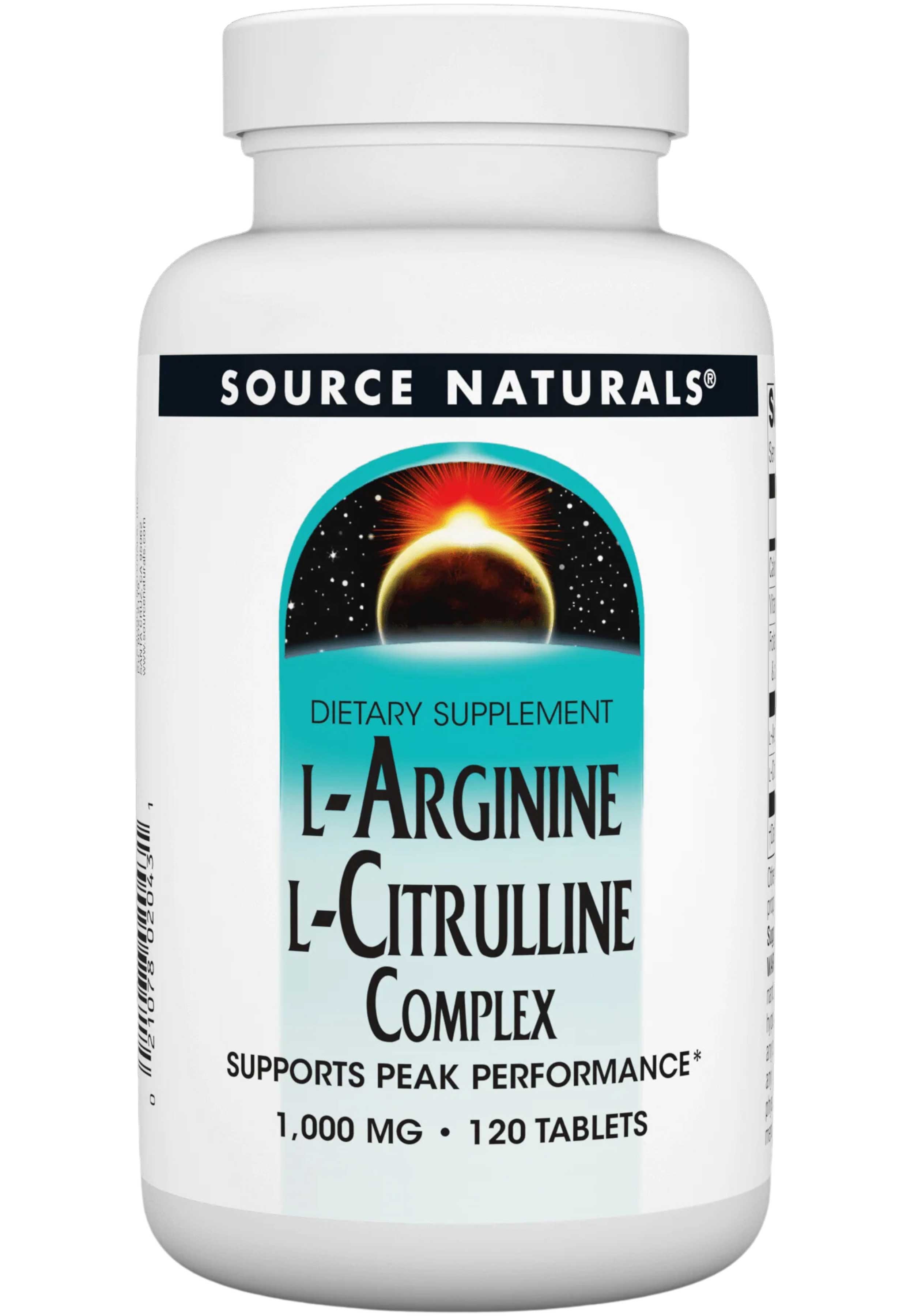 Source Naturals L-Arginine L-Citrulline Complex