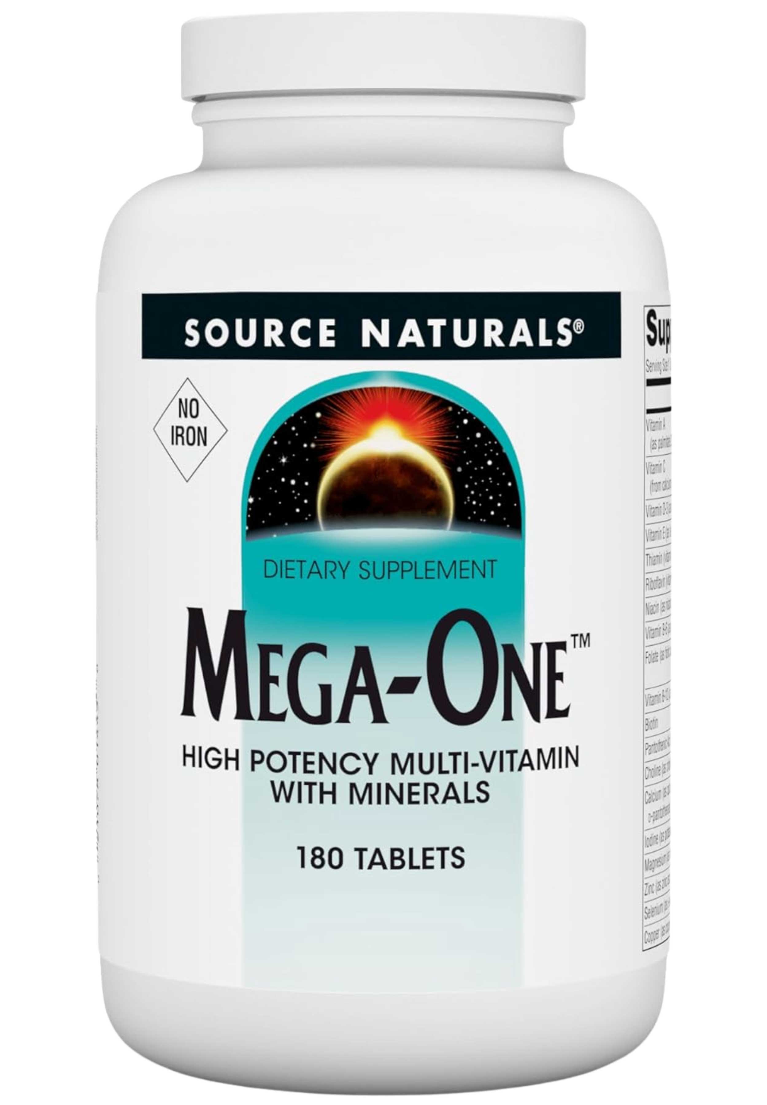 Source Naturals Mega-One No Iron