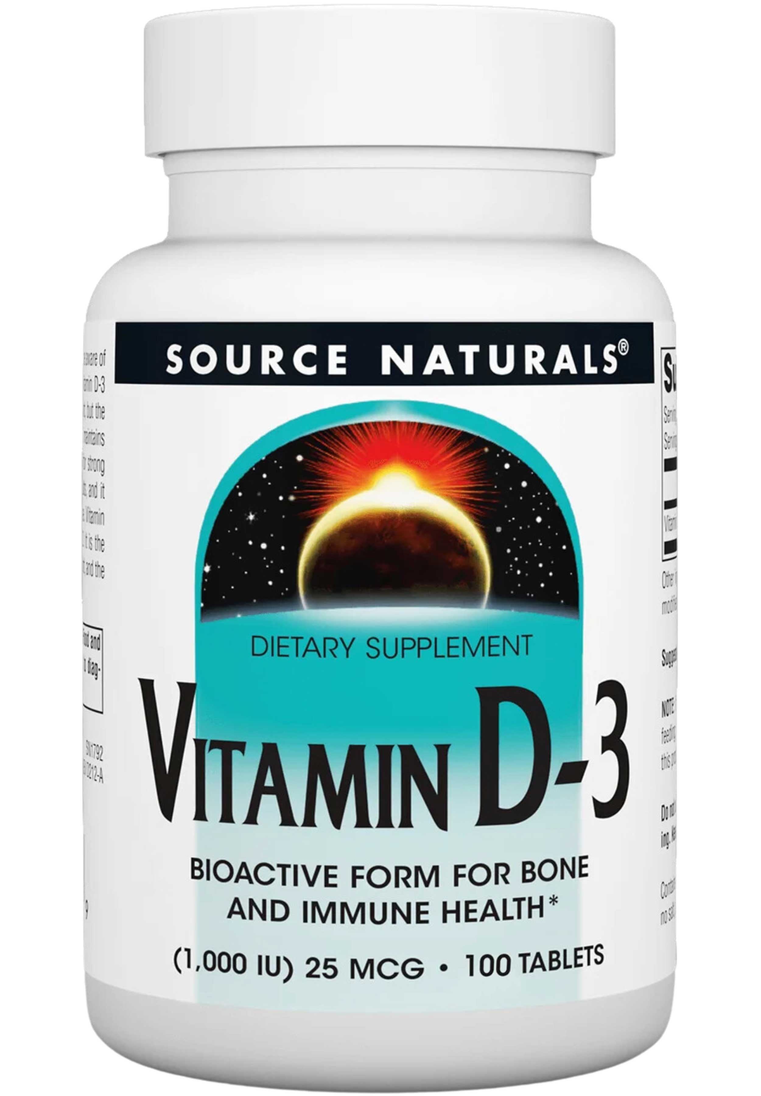 Source Naturals Vitamin D-3 1000 IU