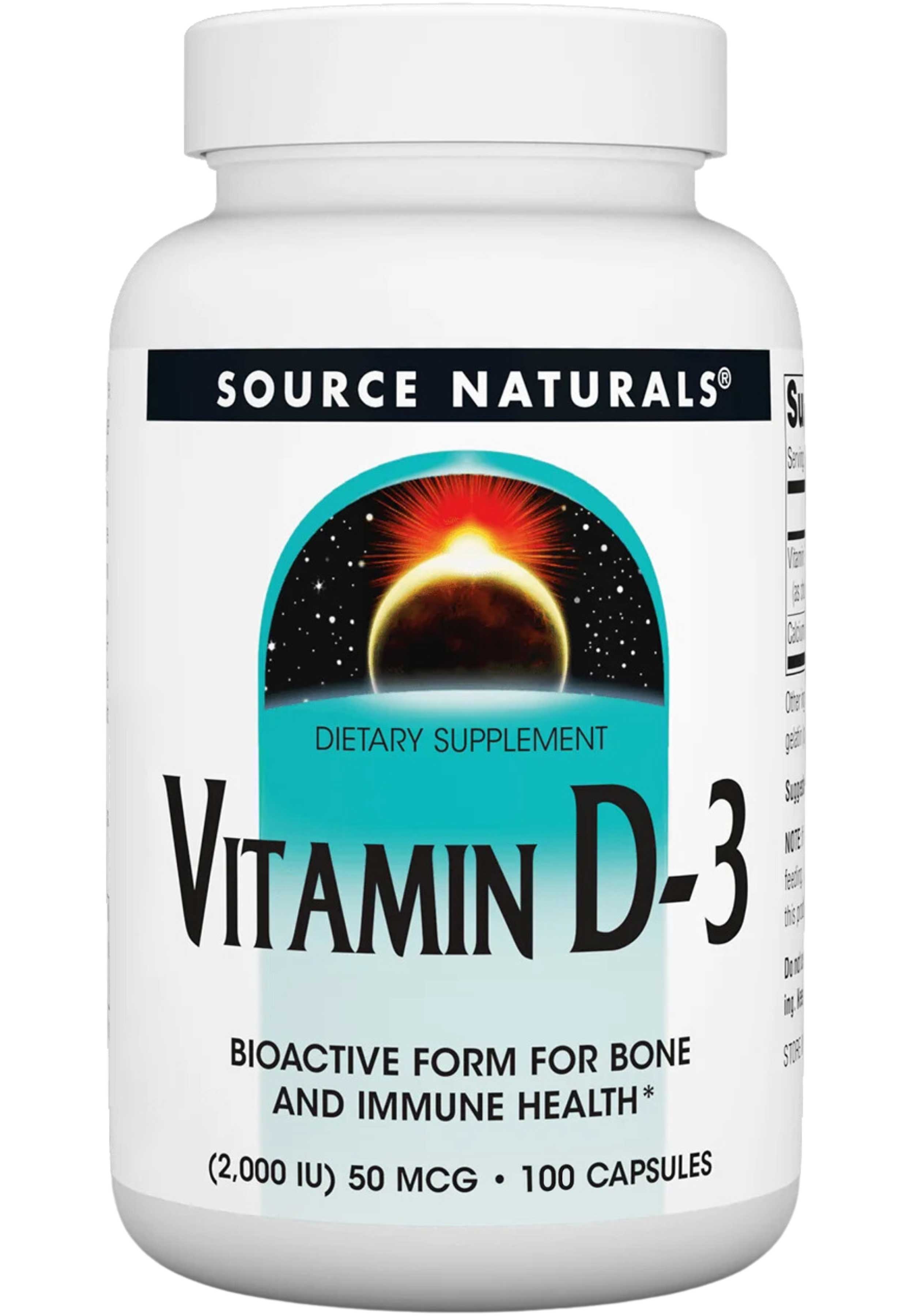 Source Naturals Vitamin D-3 2000 IU