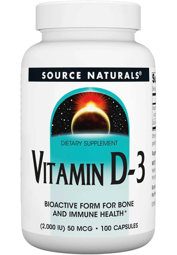 Source Naturals Vitamin D-3 2000 IU