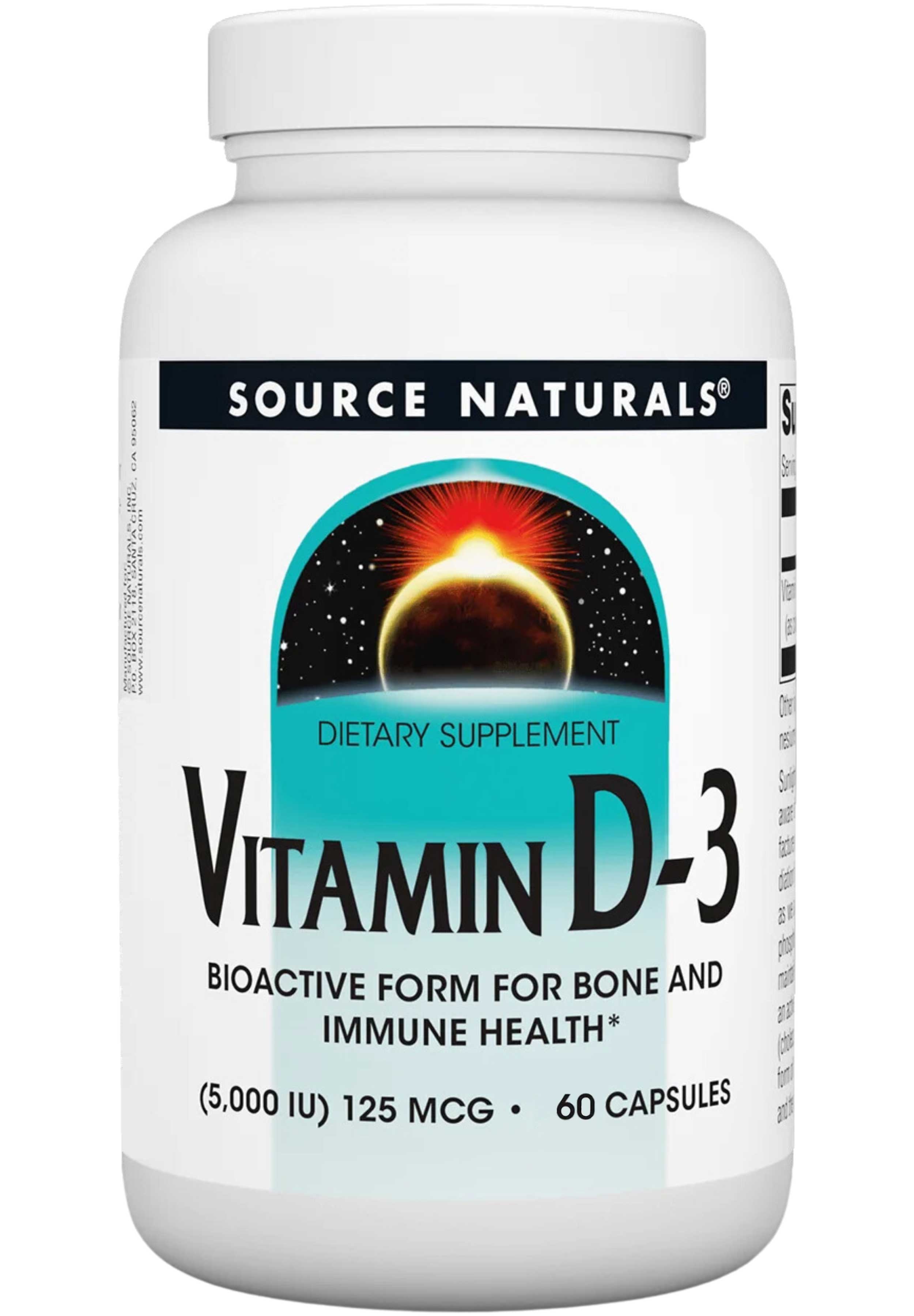 Source Naturals Vitamin D-3 5000 IU