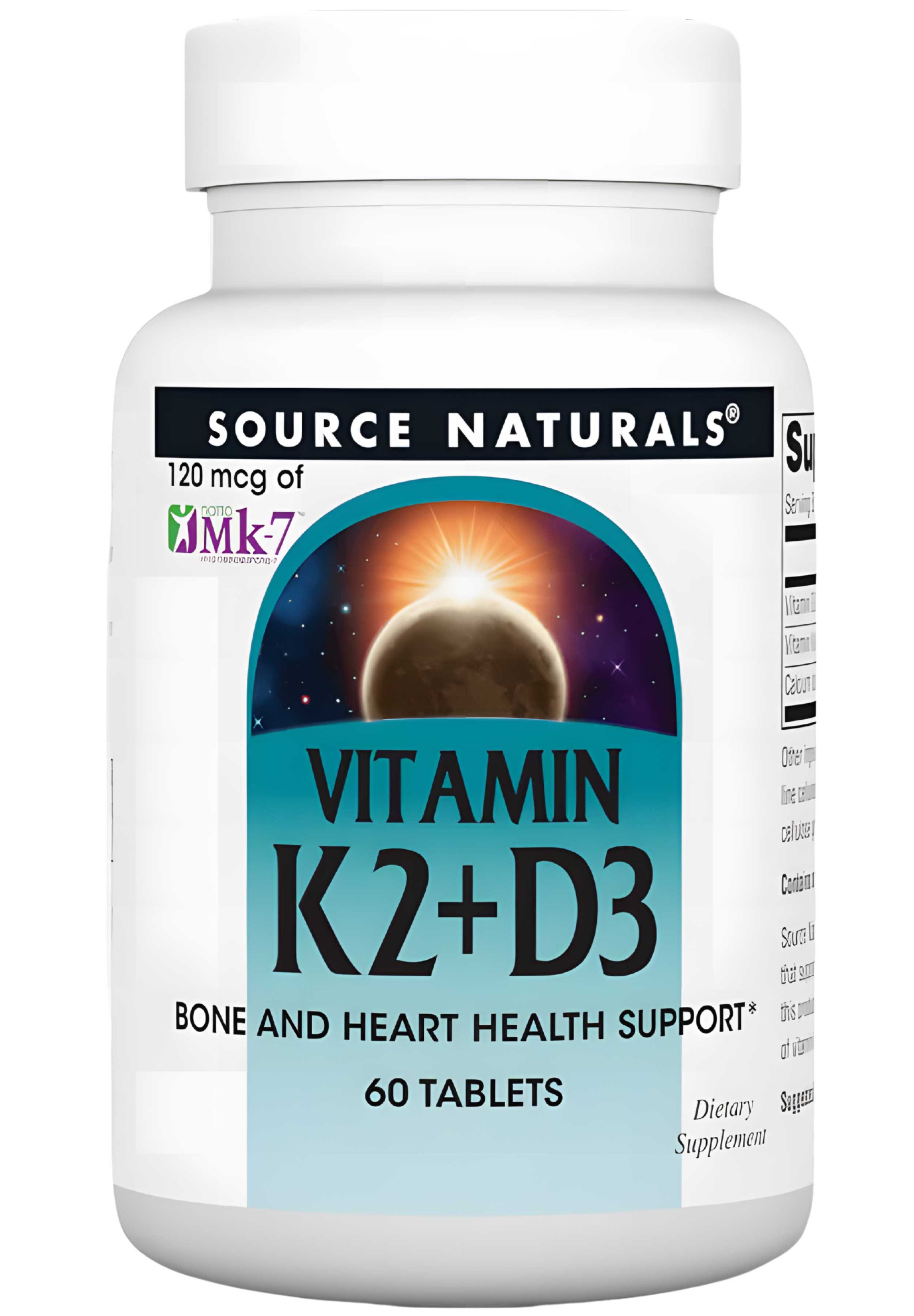 Source Naturals Vitamin K2 + D3