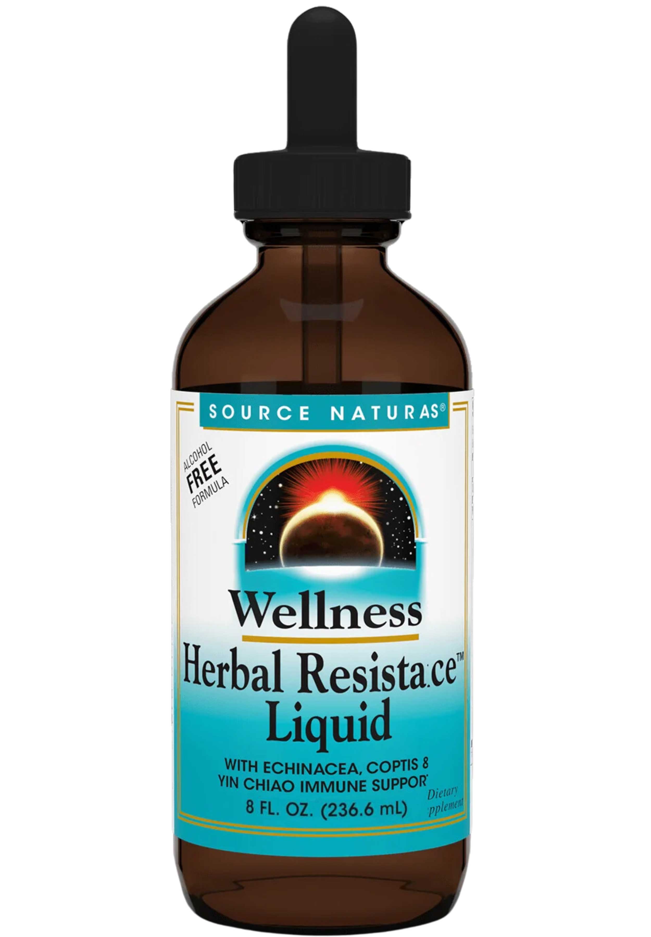 Source Naturals Wellness Herbal Resistance Alcohol Free 