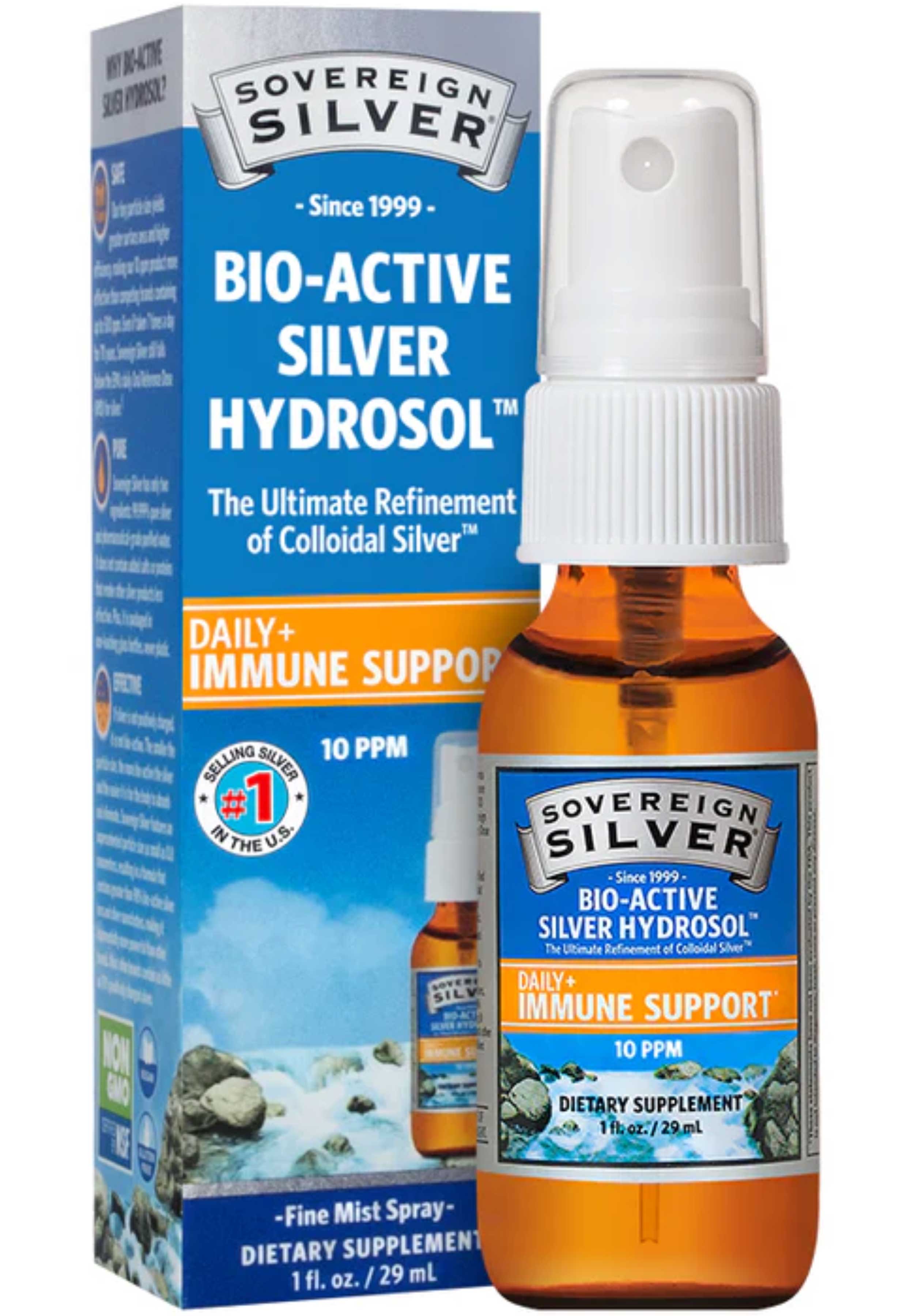 Sovereign Silver Bio-Active Silver Hydrosol - Fine Mist Spray