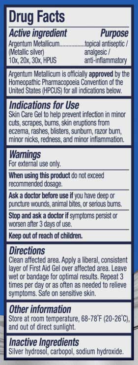 Sovereign Silver First Aid Gel Ingredients