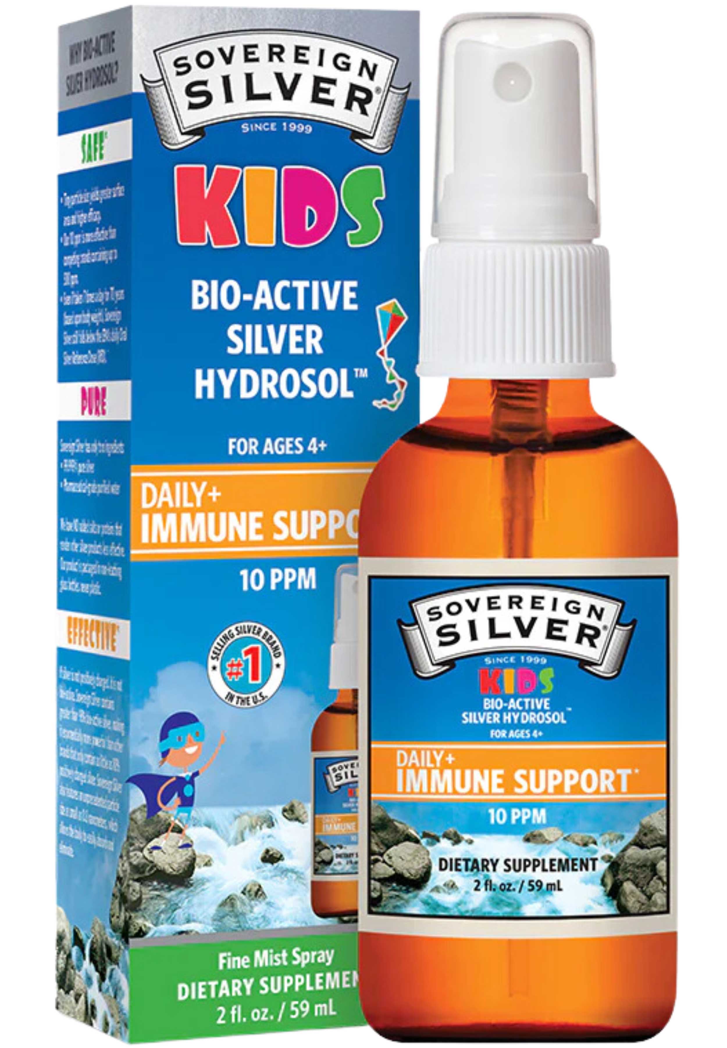 Sovereign Silver KIDS Bio-Active Silver Hydrosol - Fine Mist Spray
