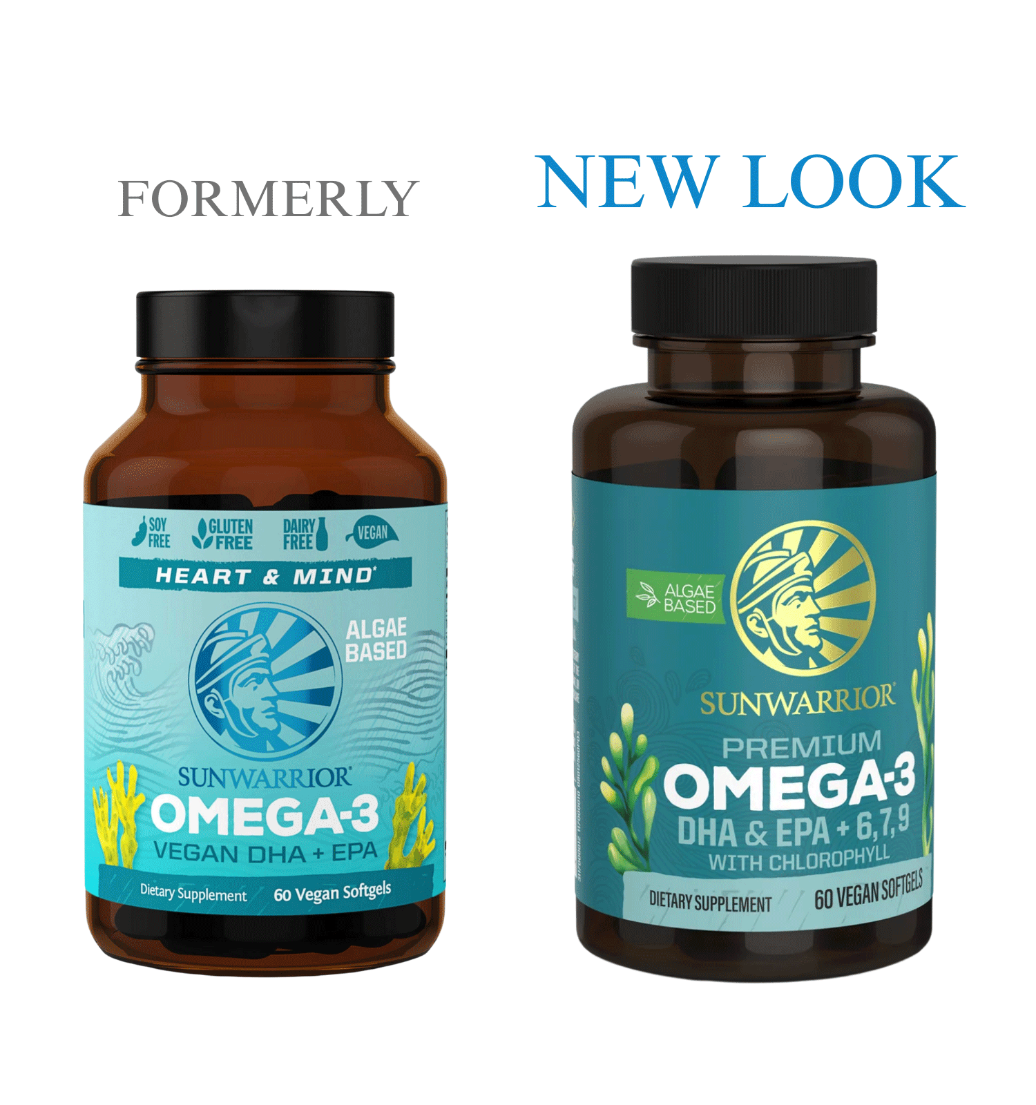 Sunwarrior Omega-3 Vegan DHA + EPA New Look