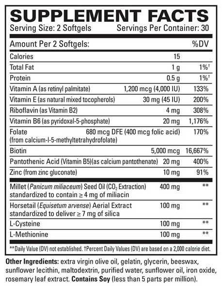 Terry Naturally Hair Renew Formula Ingredients
