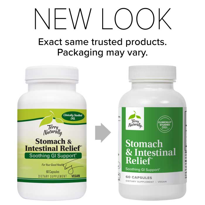 Terry Naturally Stomach & Intestinal Relief (Formerly Advanced DGL) New Look