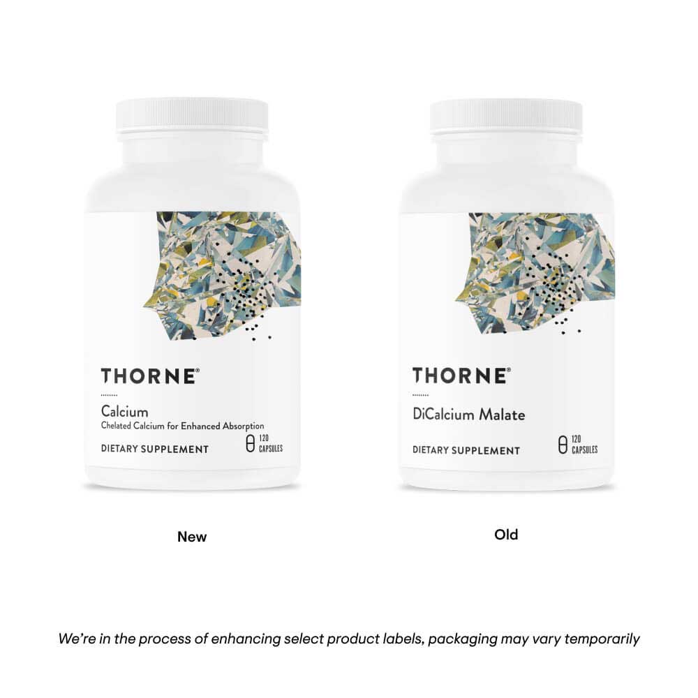 Thorne Research Calcium (Formerly DiCalcium Malate) New Look 
