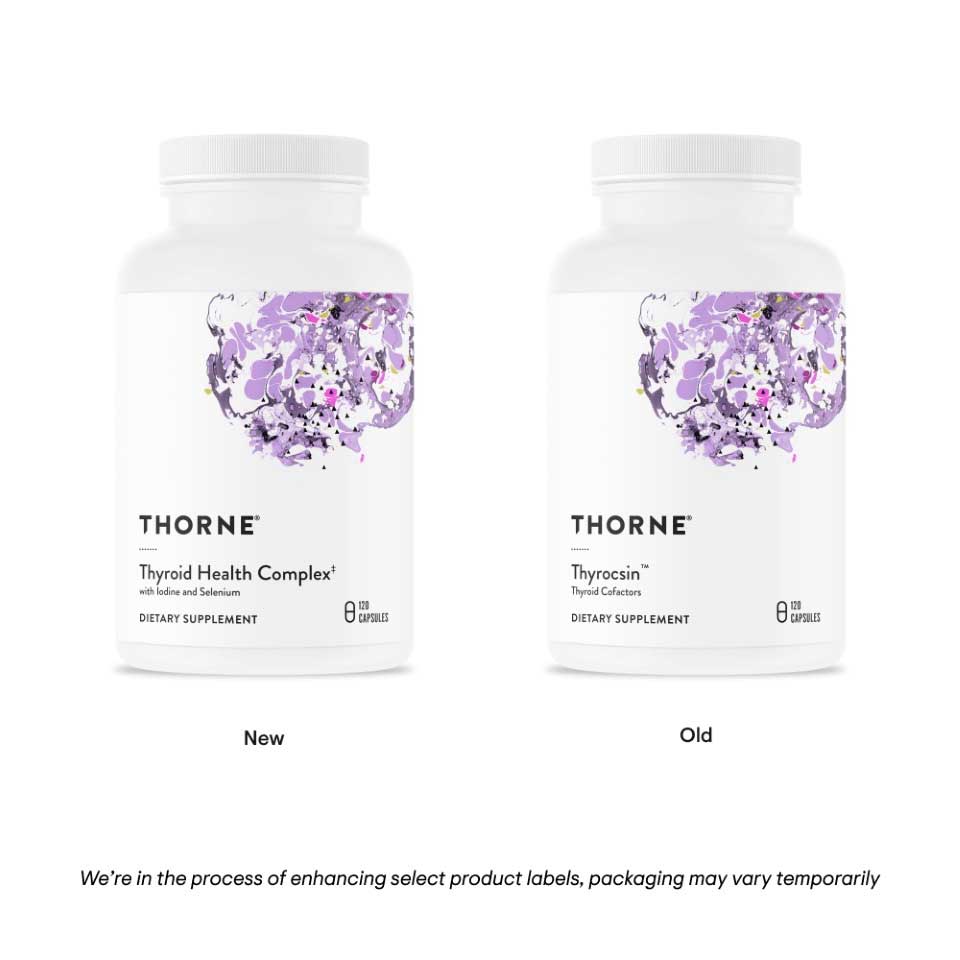Thorne Research Thyroid Health Complex (Formerly Thyrocsin) New Look