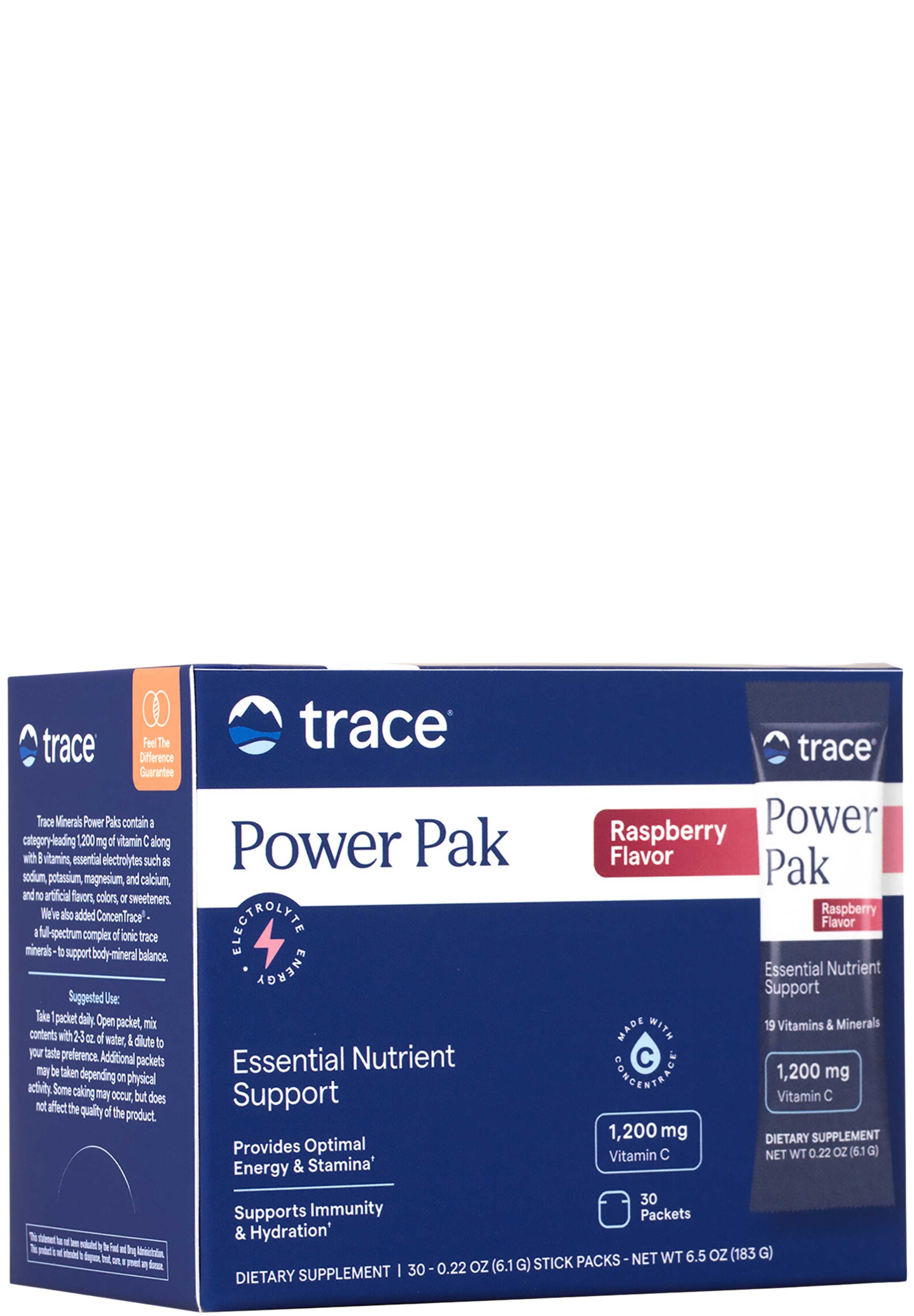 Trace Minerals Research Power Pak Raspberry