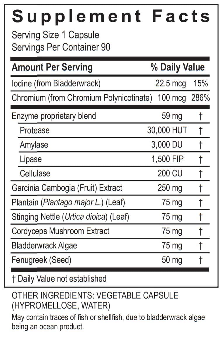 Transformation Enzyme BalanceZyme Plus Ingredients 