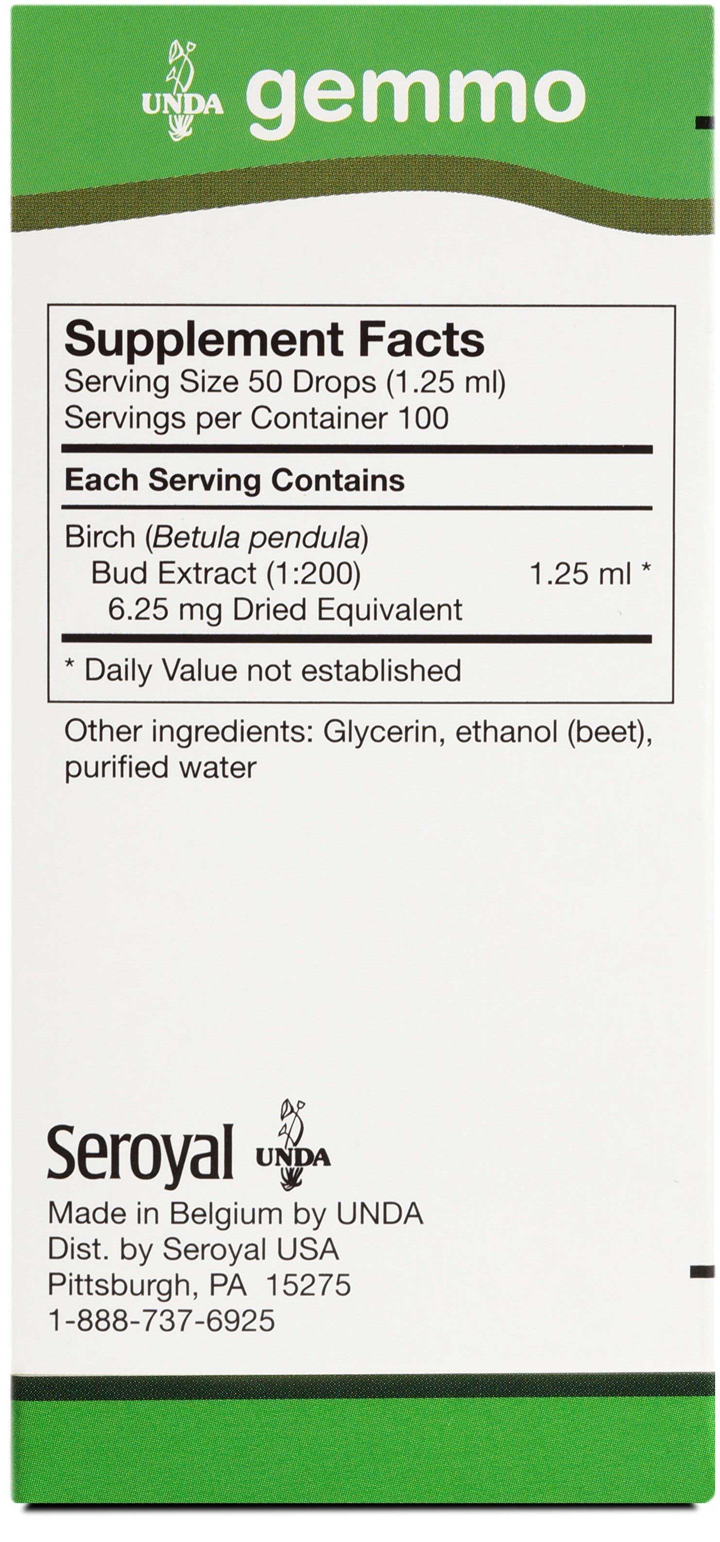 UNDA Betula Pendula Bud Ingredients