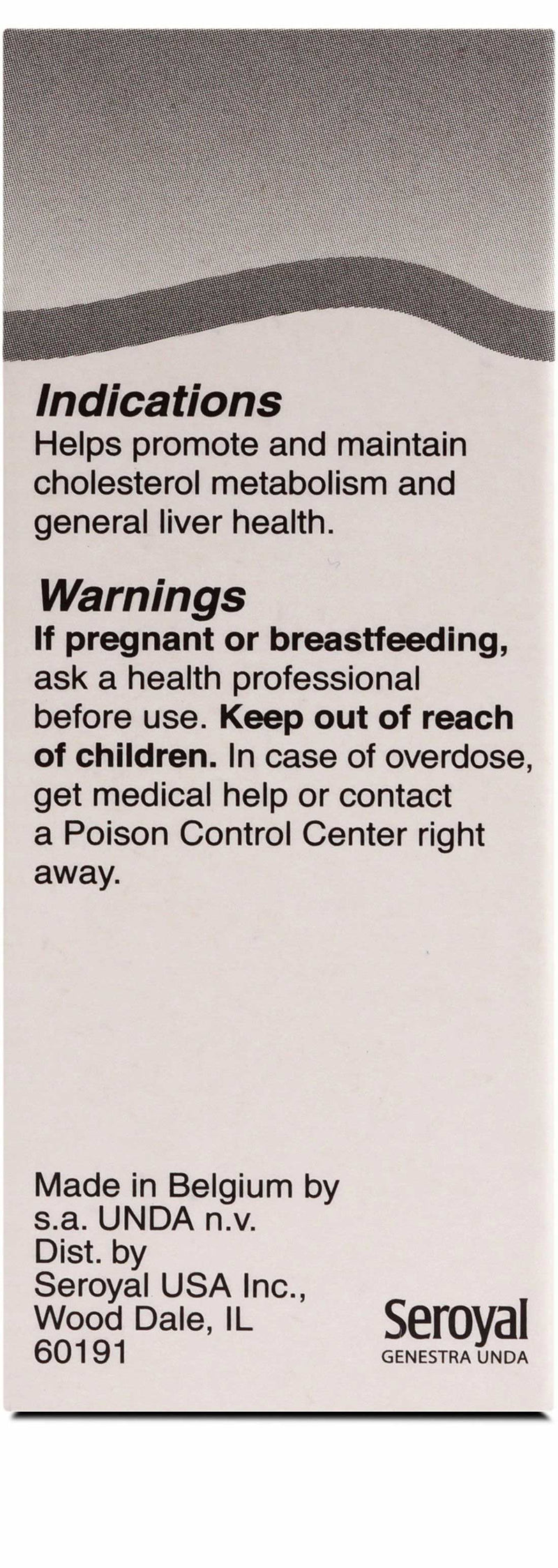 UNDA Cholesterinum Plex Ingredients