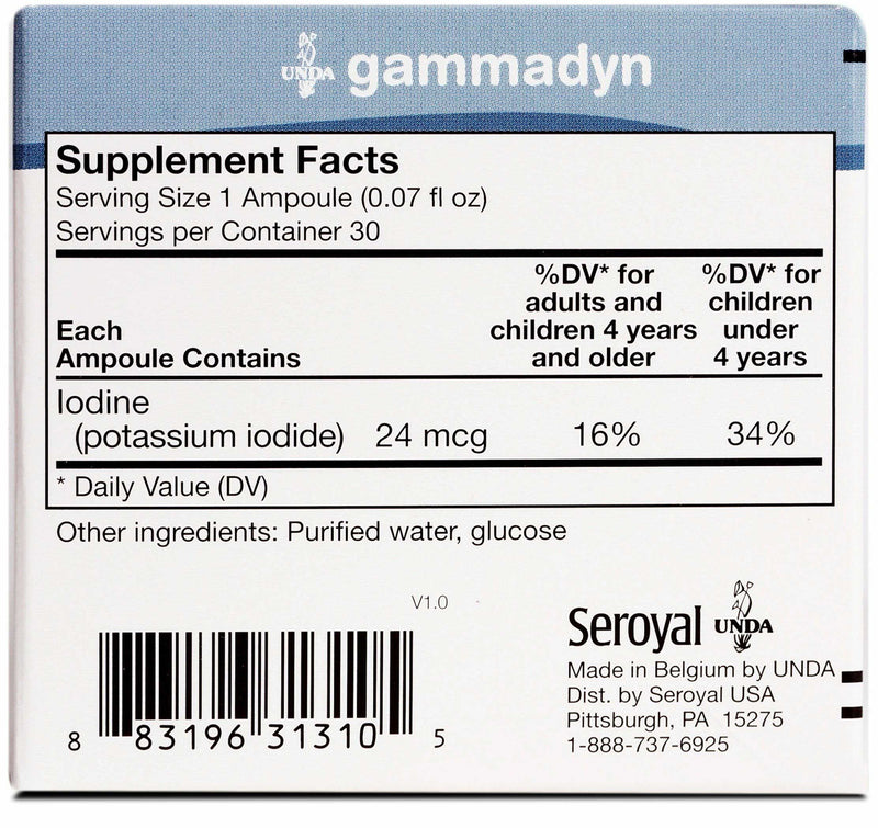 UNDA Gammadyn I Ingredients