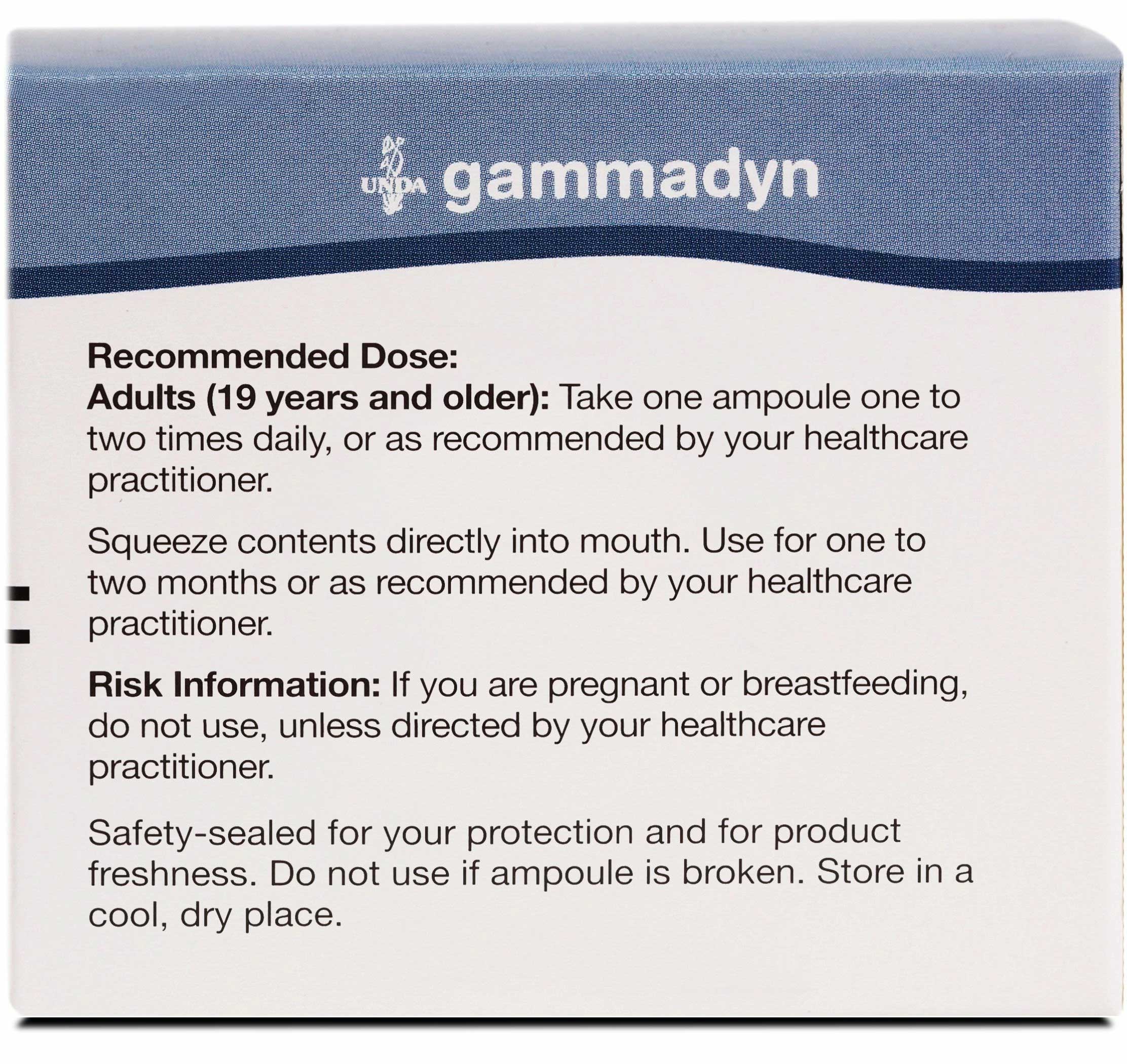 UNDA Gammadyn Li Ingredients 