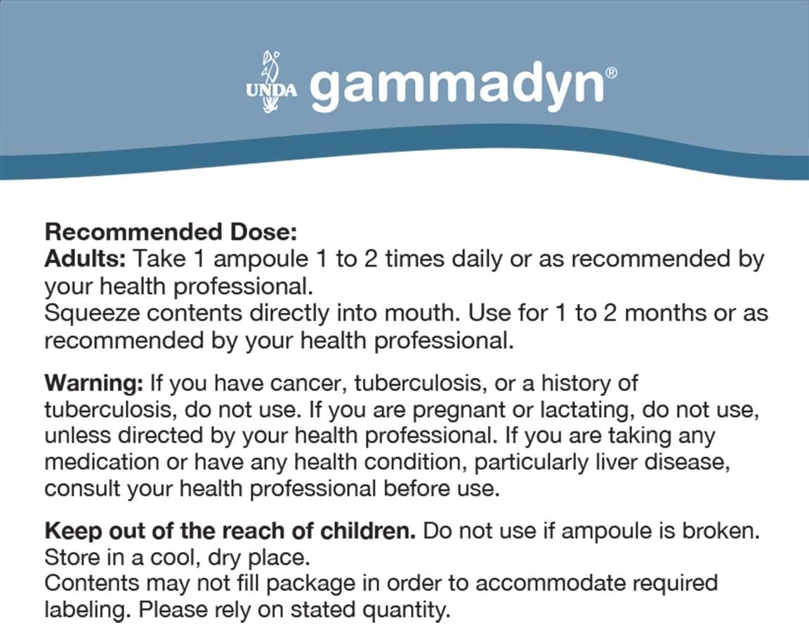 UNDA Gammadyn Mn-Cu Ingredients