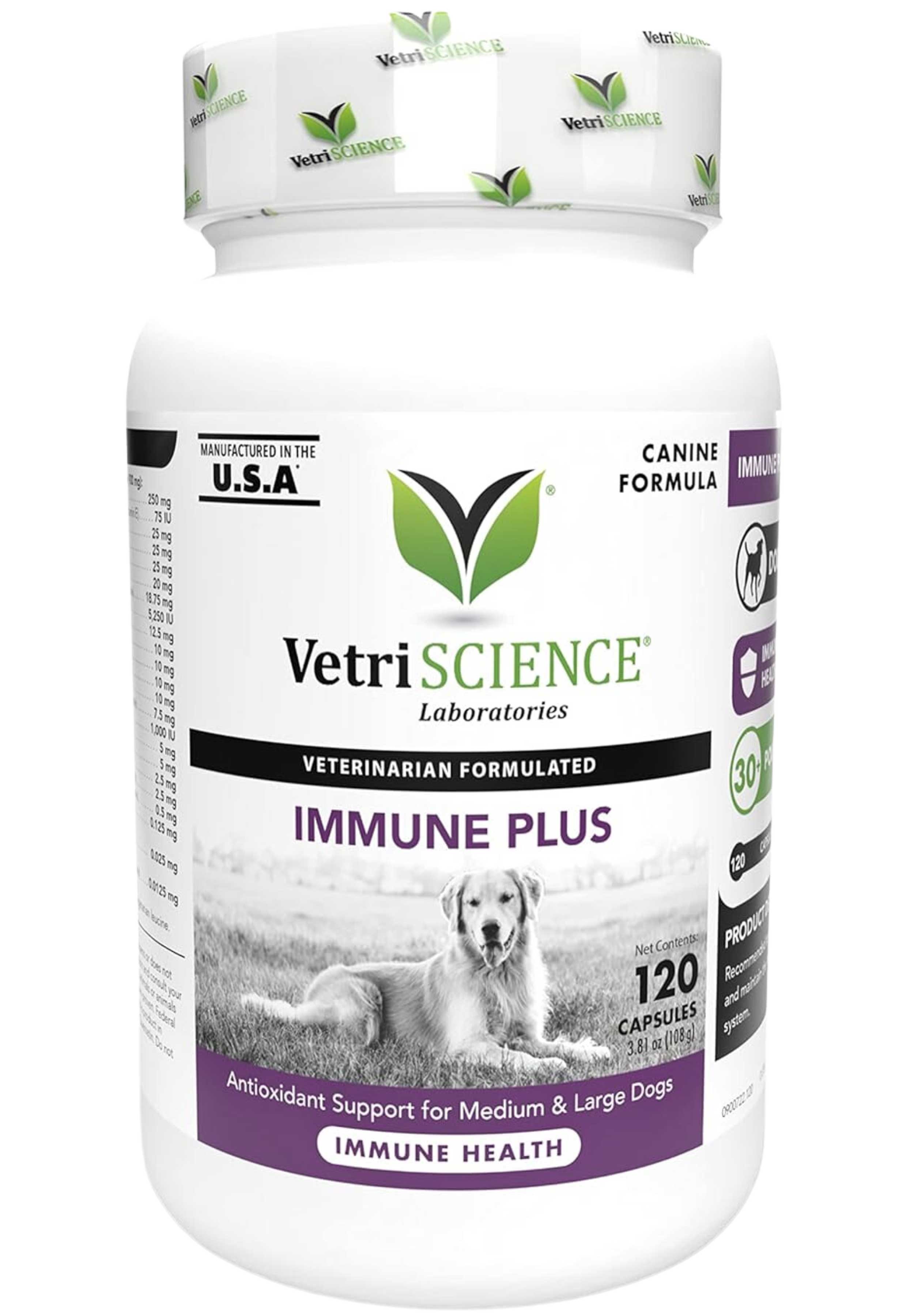 VetriScience Laboratories Immune Plus Immunity Support for Medium & Large Dogs (Formerly Cell Advance 880)