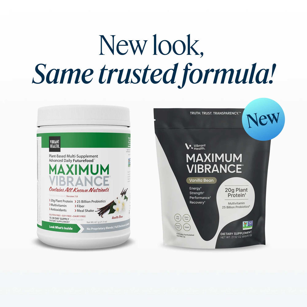 Vibrant Health Maximum Vibrance New Look
