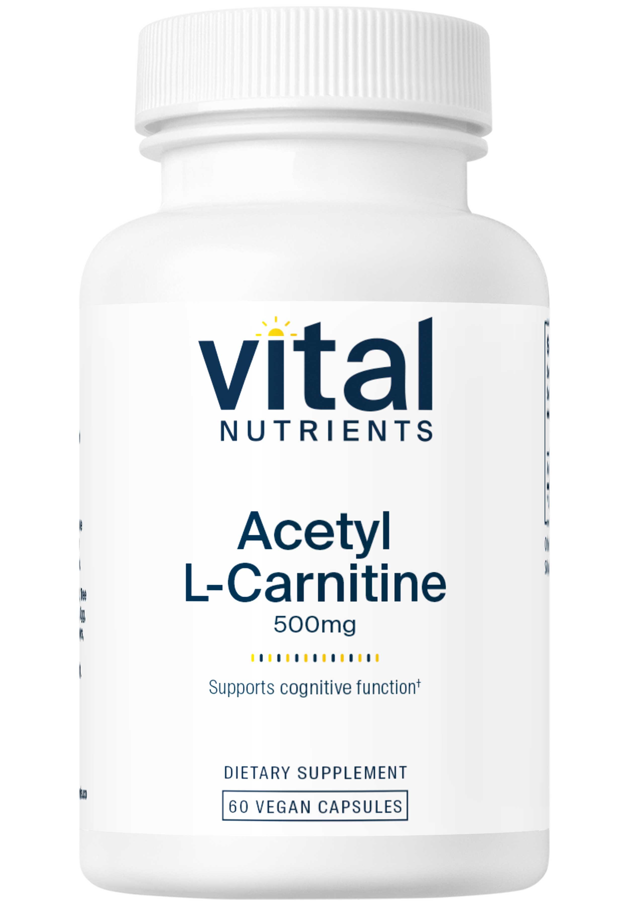 Vital Nutrients Acetyl L-Carnitine 500mg Capsules
