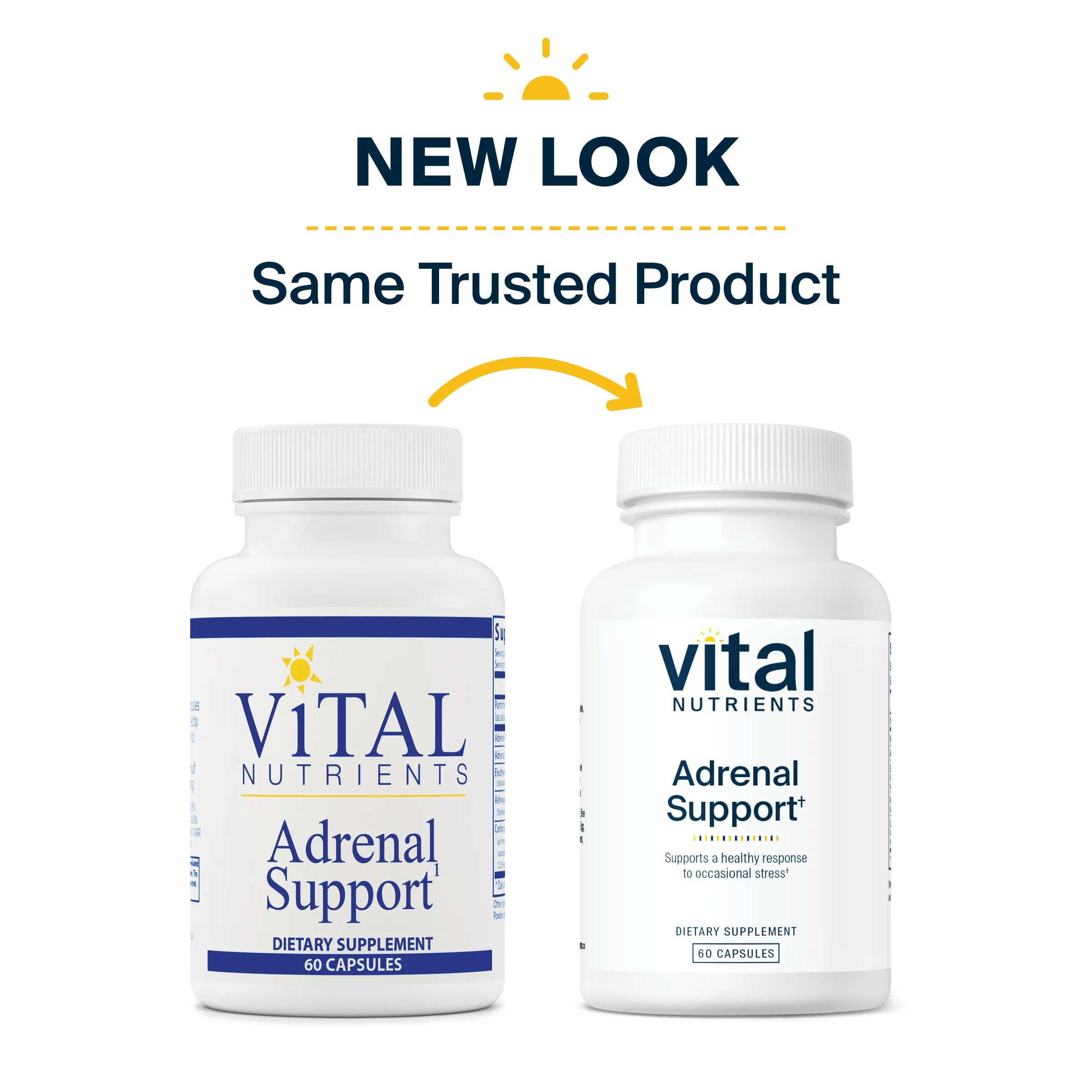 Vital Nutrients Adrenal Support New Look