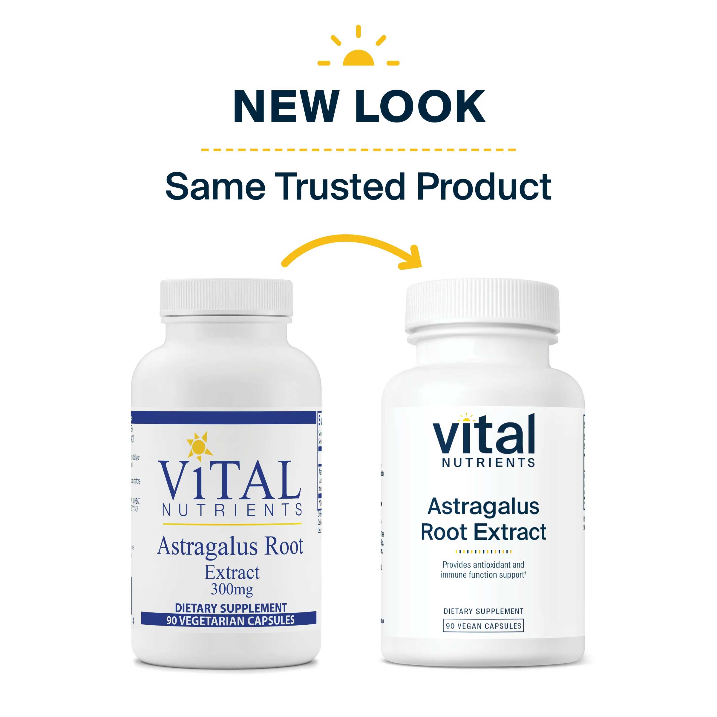 Vital Nutrients Astragalus Root Extract 300mg New Look