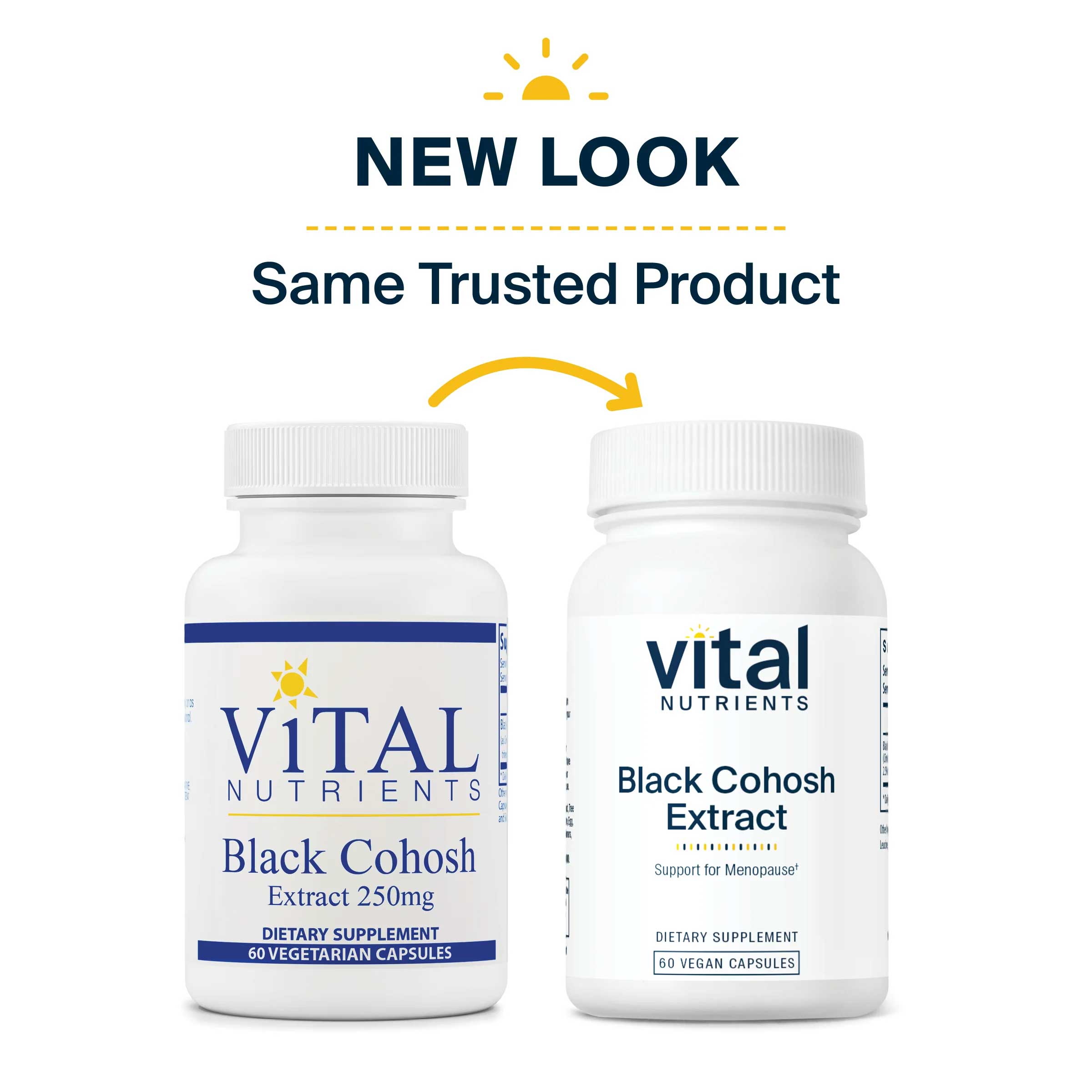 Vital Nutrients Black Cohosh Extract 250mg New Look