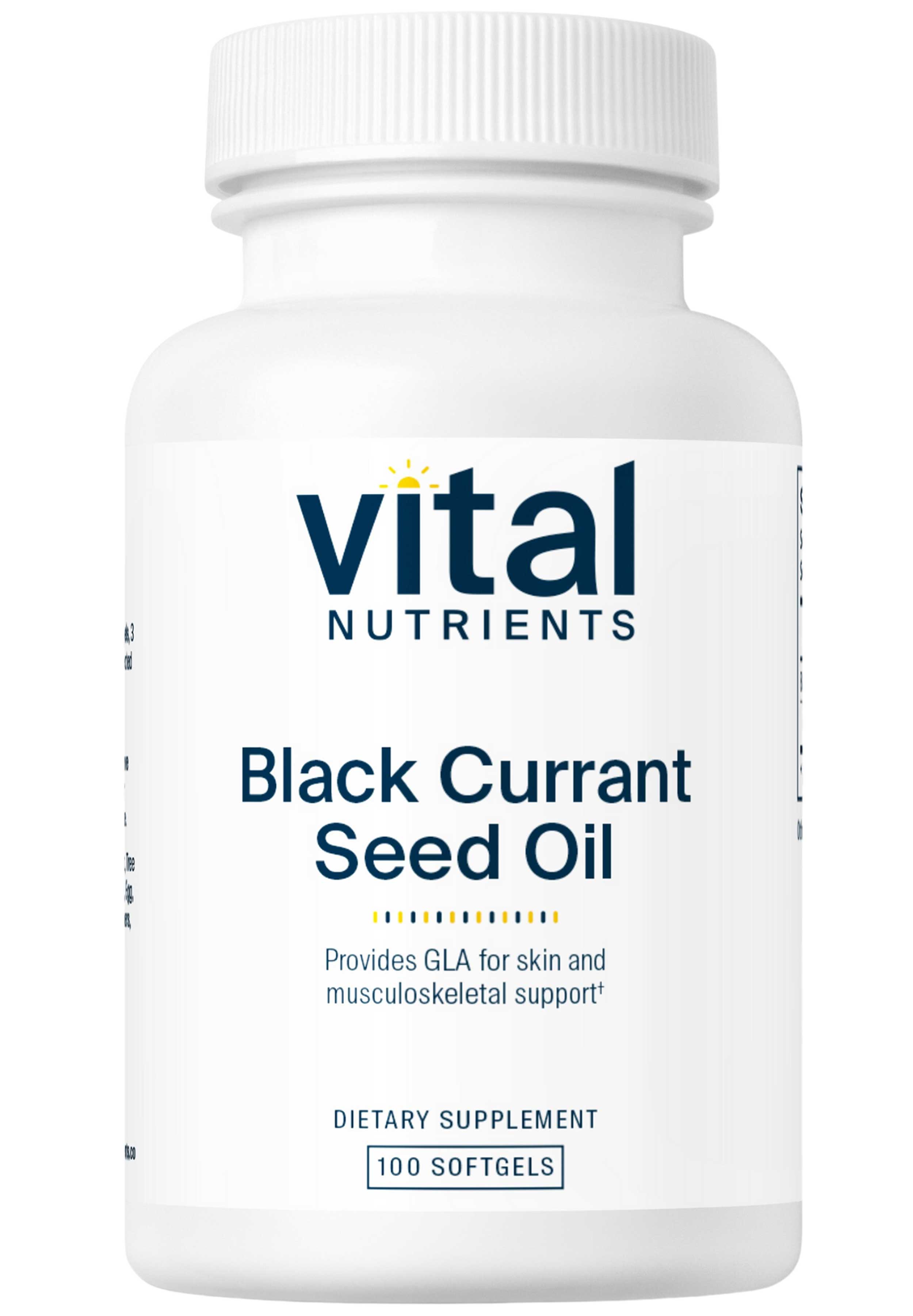 Vital Nutrients Black Currant Seed Oil