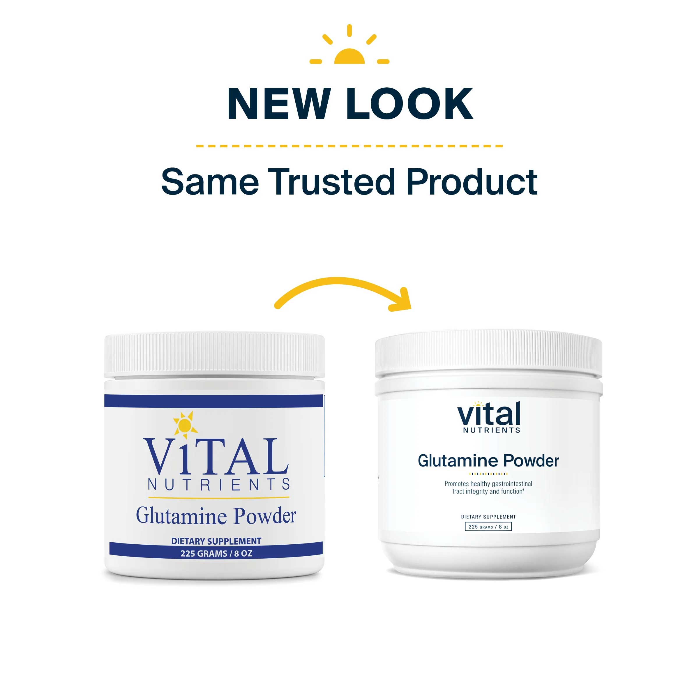 Vital Nutrients Glutamine Powder New Look