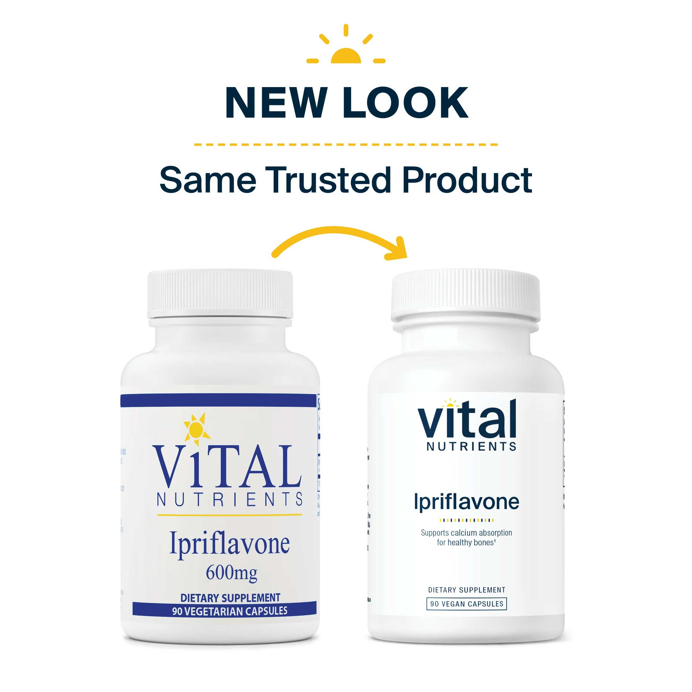 Vital Nutrients Ipriflavone 600 mg New Look