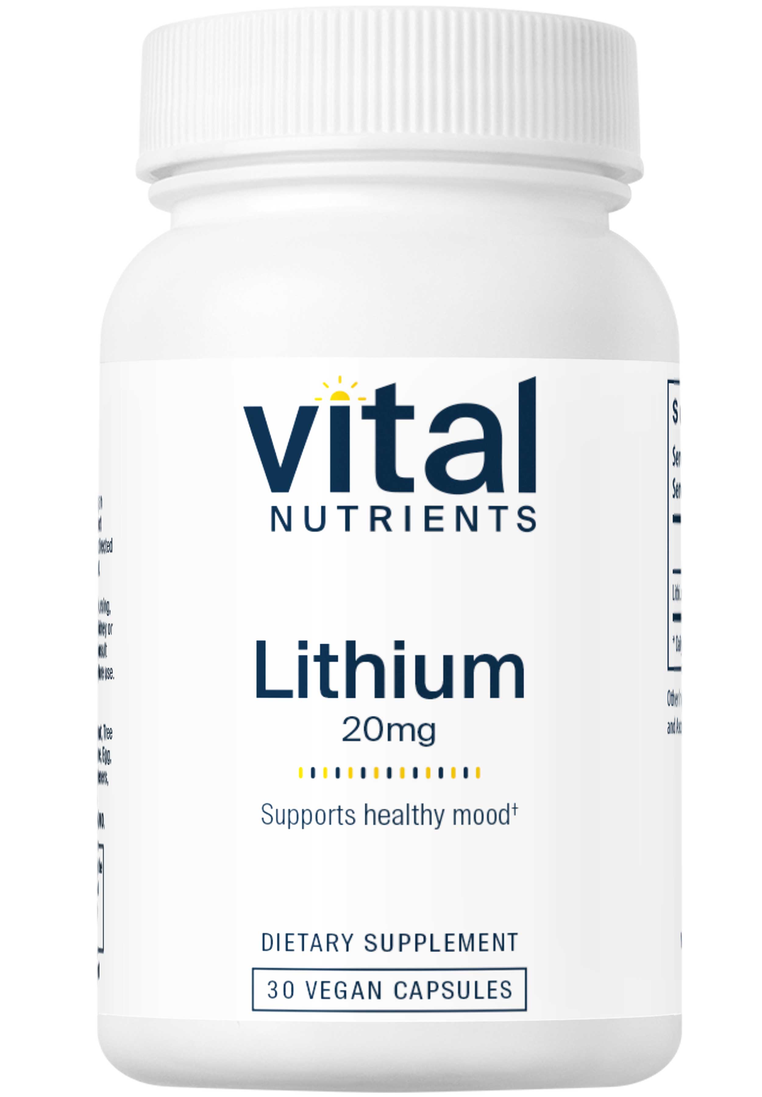 Vital Nutrients Lithium (orotate) 20mg
