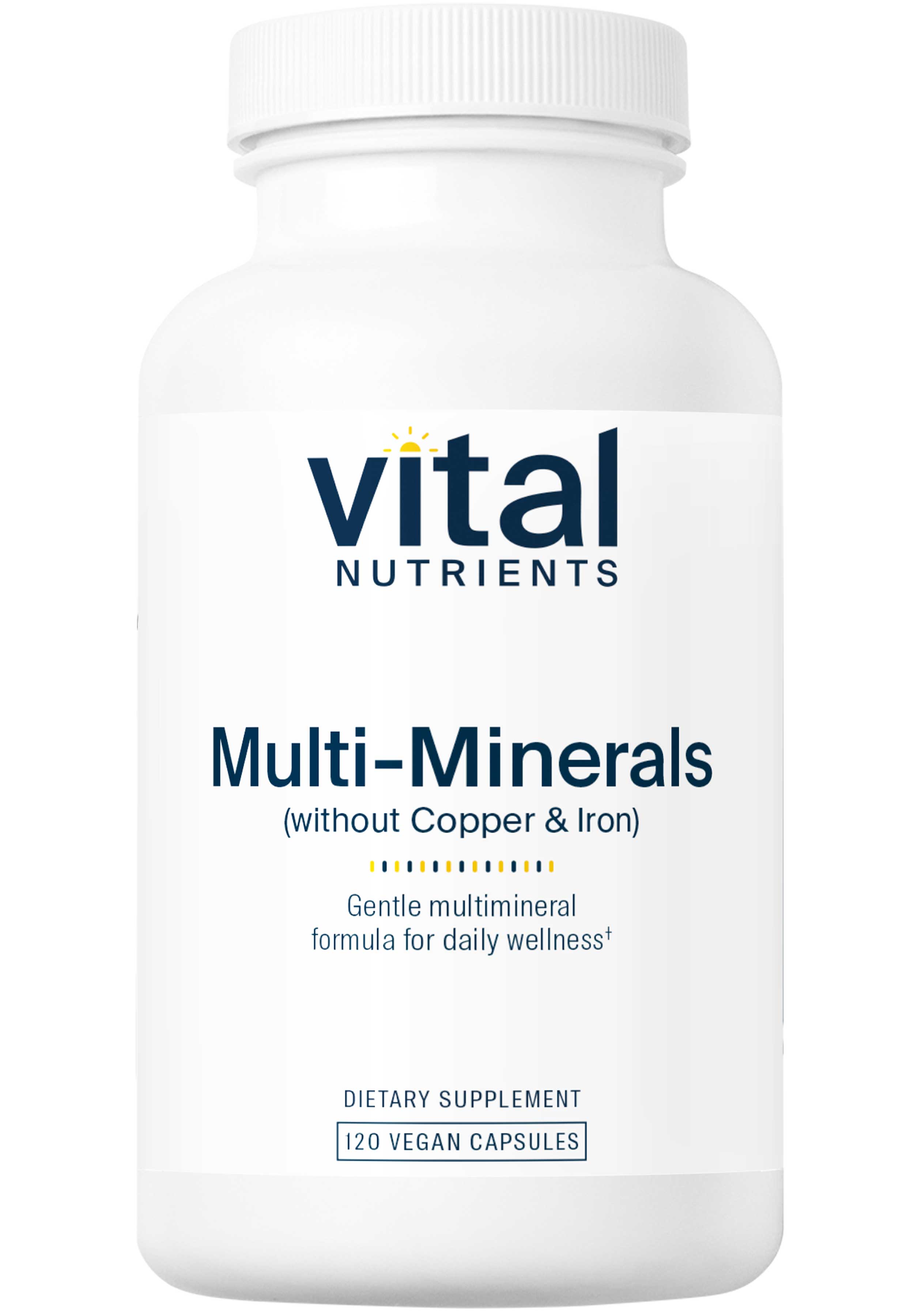 Vital Nutrients Multi-Minerals Citrate/Malate Formula (No Copper or Iron)