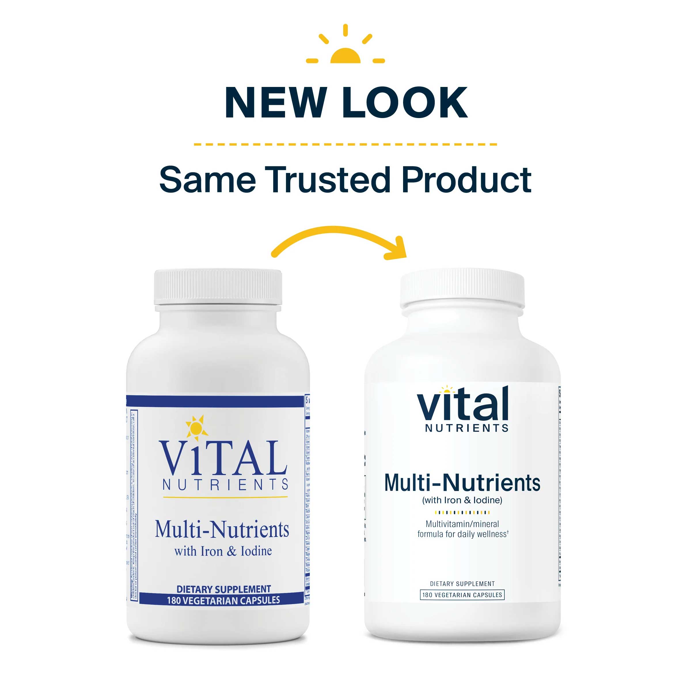 Vital Nutrients Multi-Nutrients with Iron & Iodine New Look