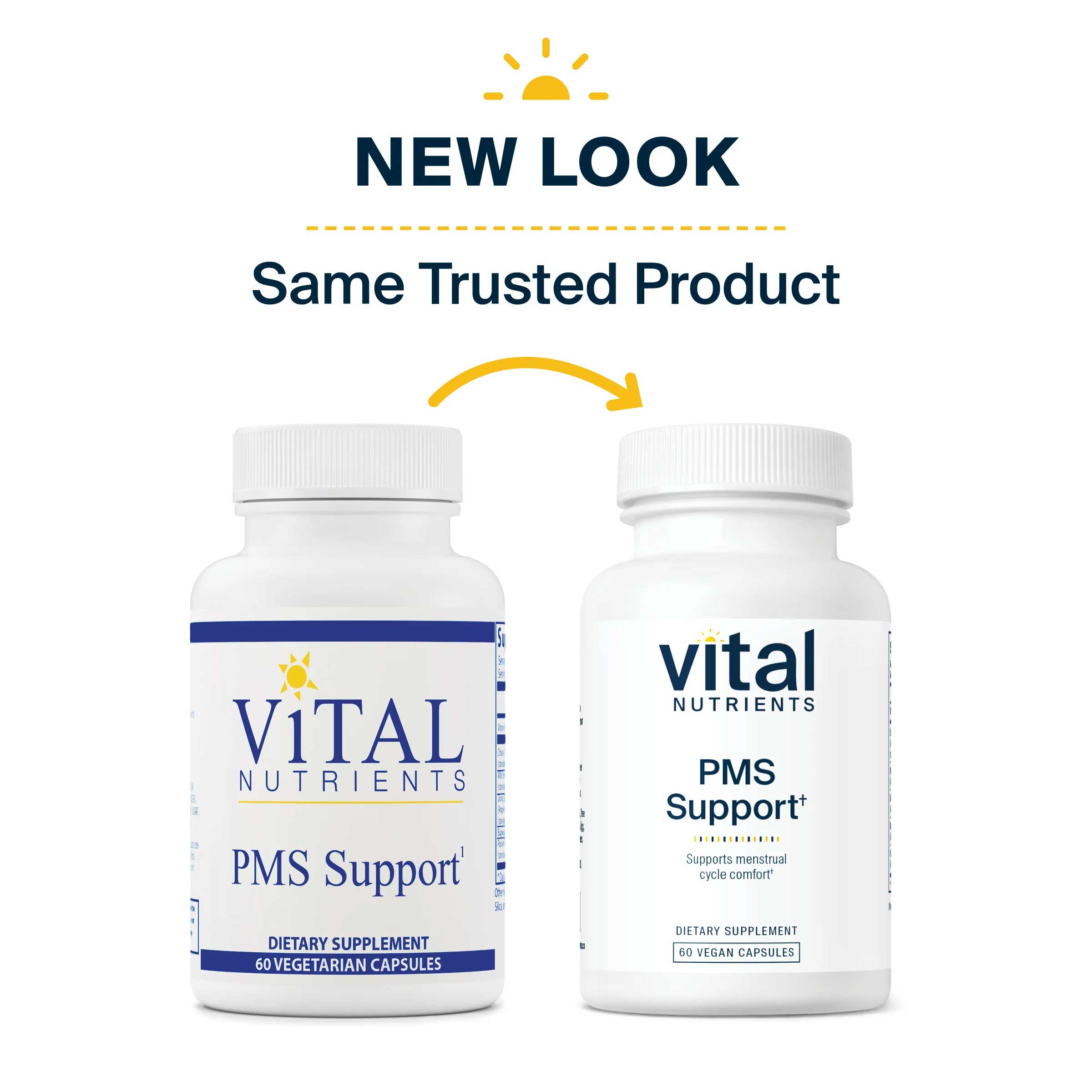 Vital Nutrients PMS Support New Look