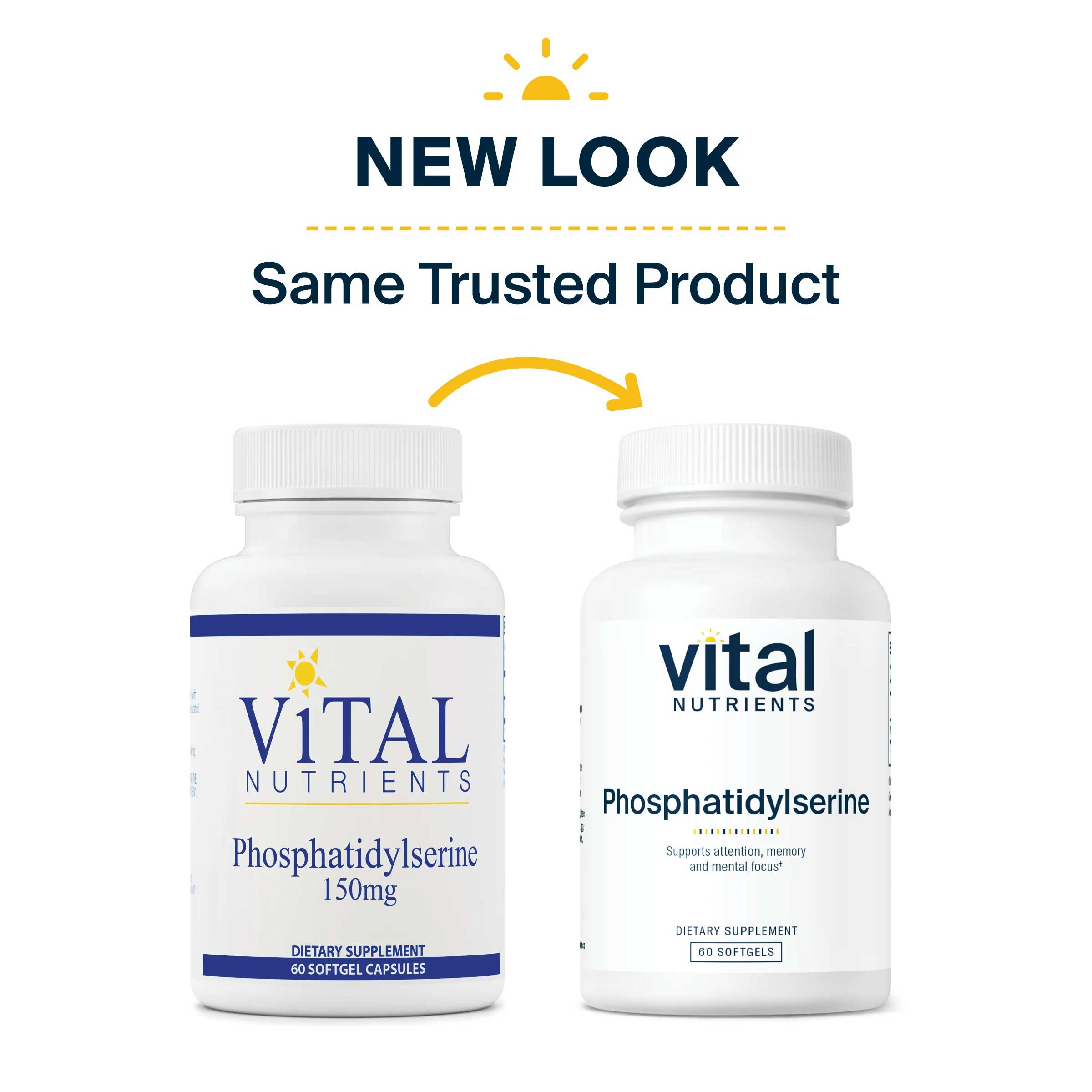 Vital Nutrients Phosphatidylserine New Look