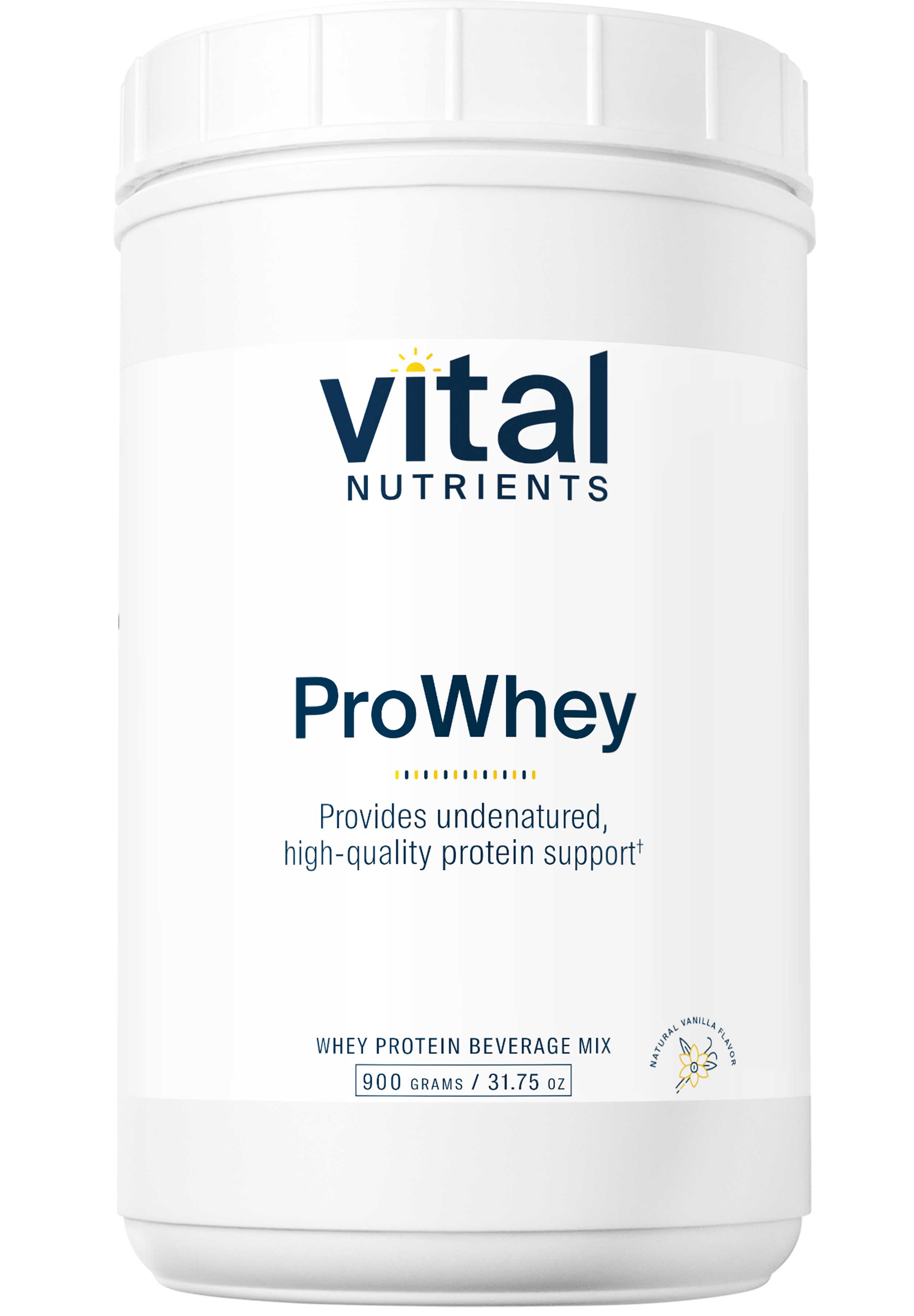 Vital Nutrients ProWhey Natural Vanilla Flavor